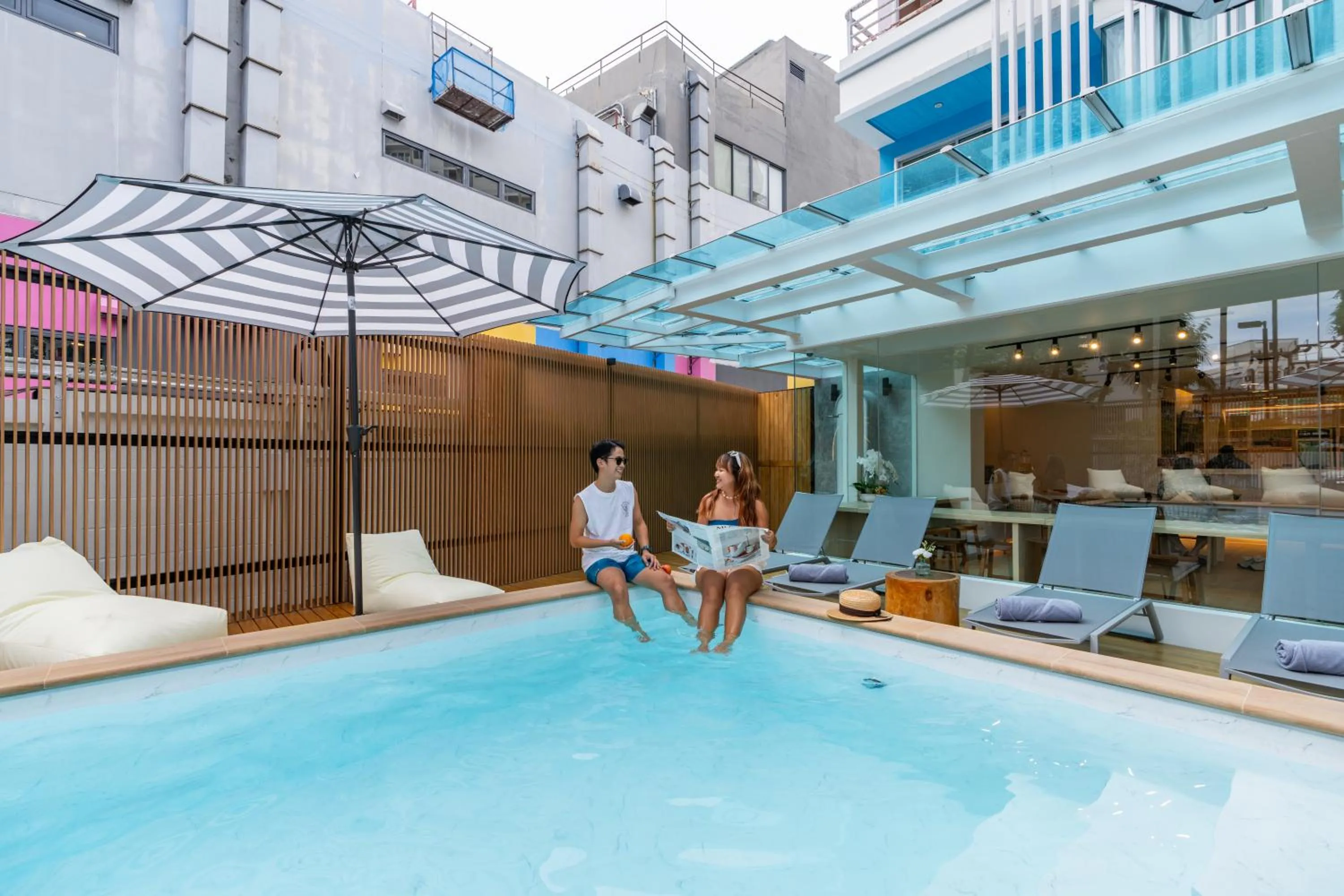 Swimming pool in The Tint At Phuket Town - SHA Plus