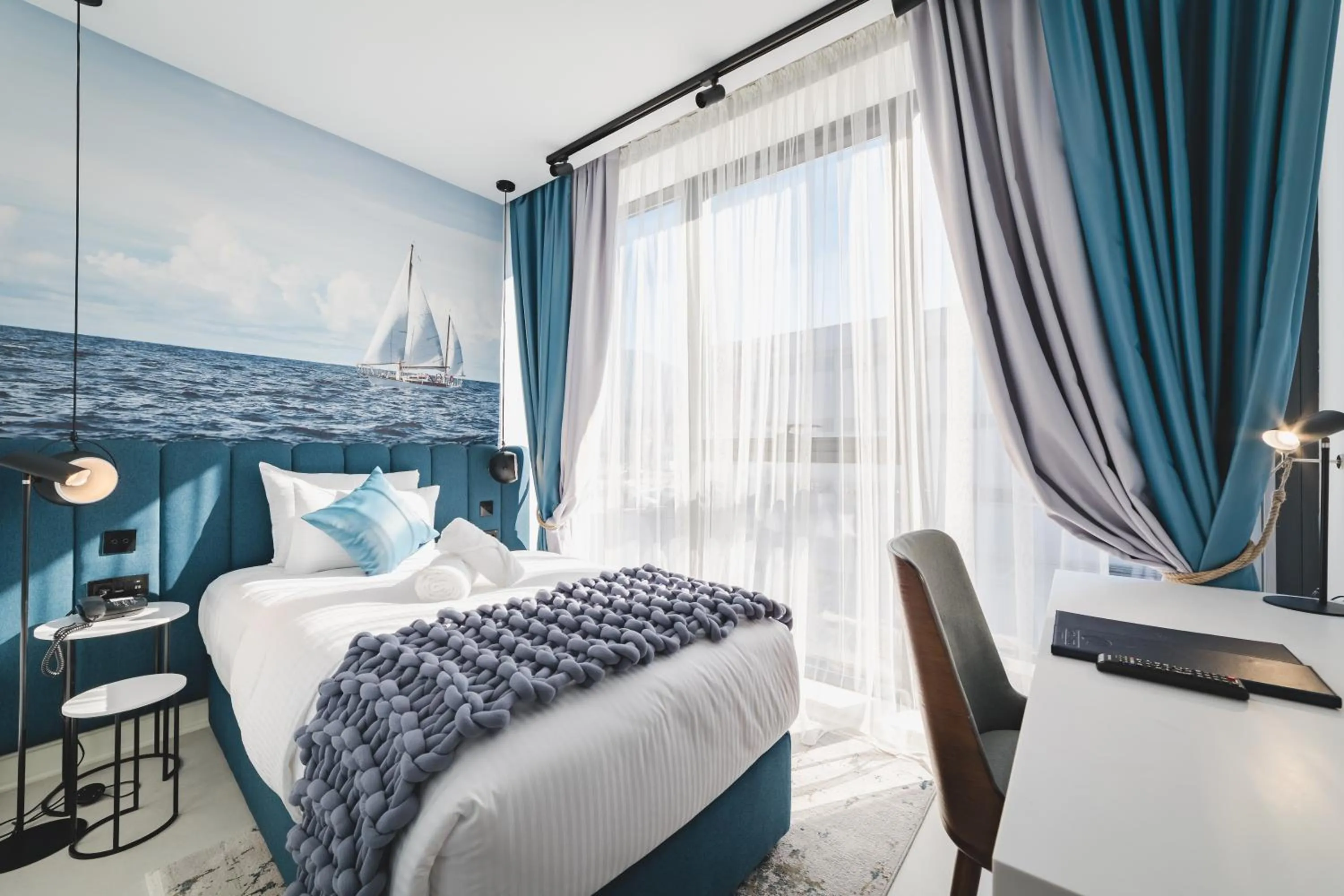 Bed in Hotel Aurel Coast