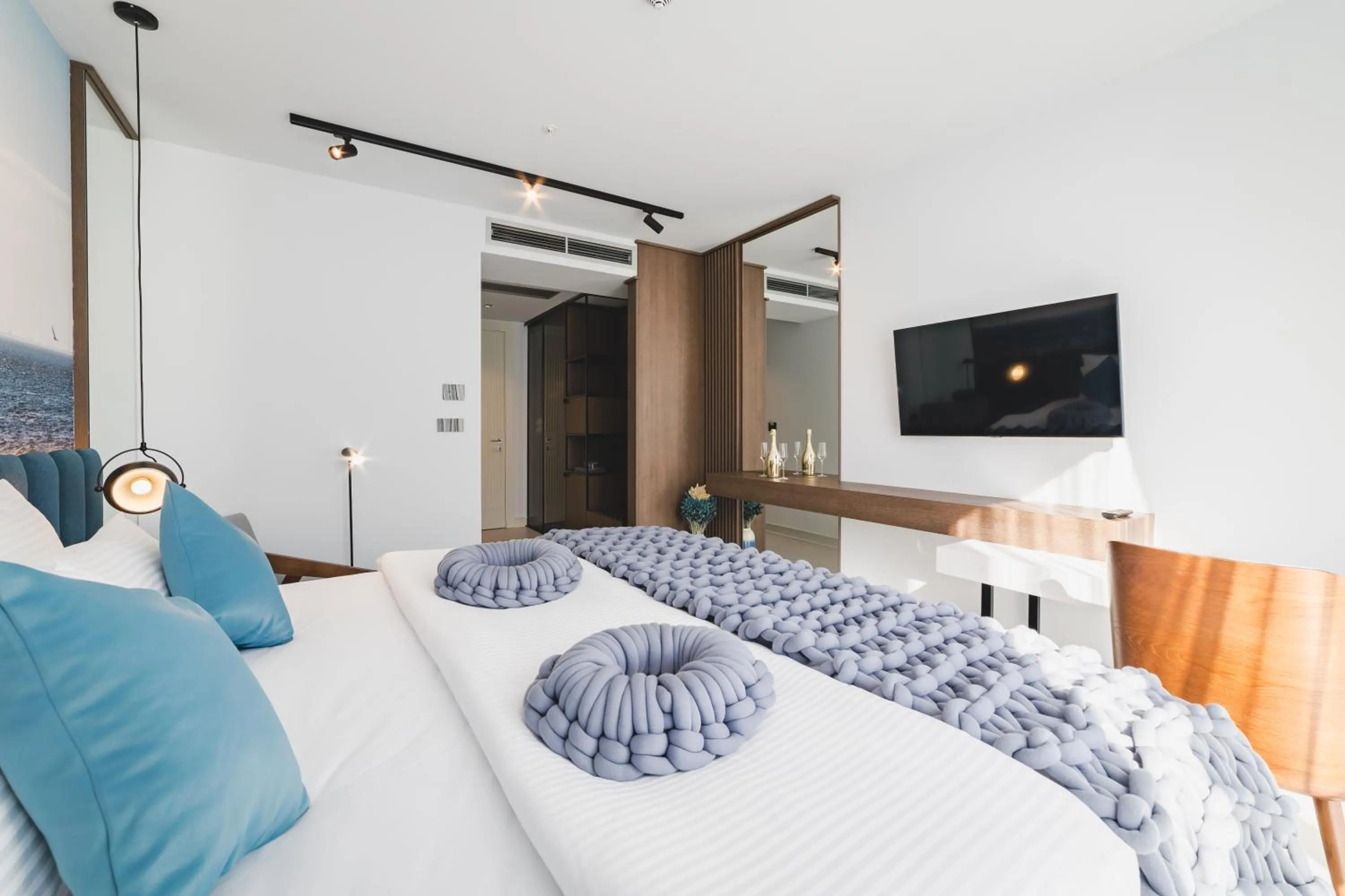 Bed in Hotel Aurel Coast