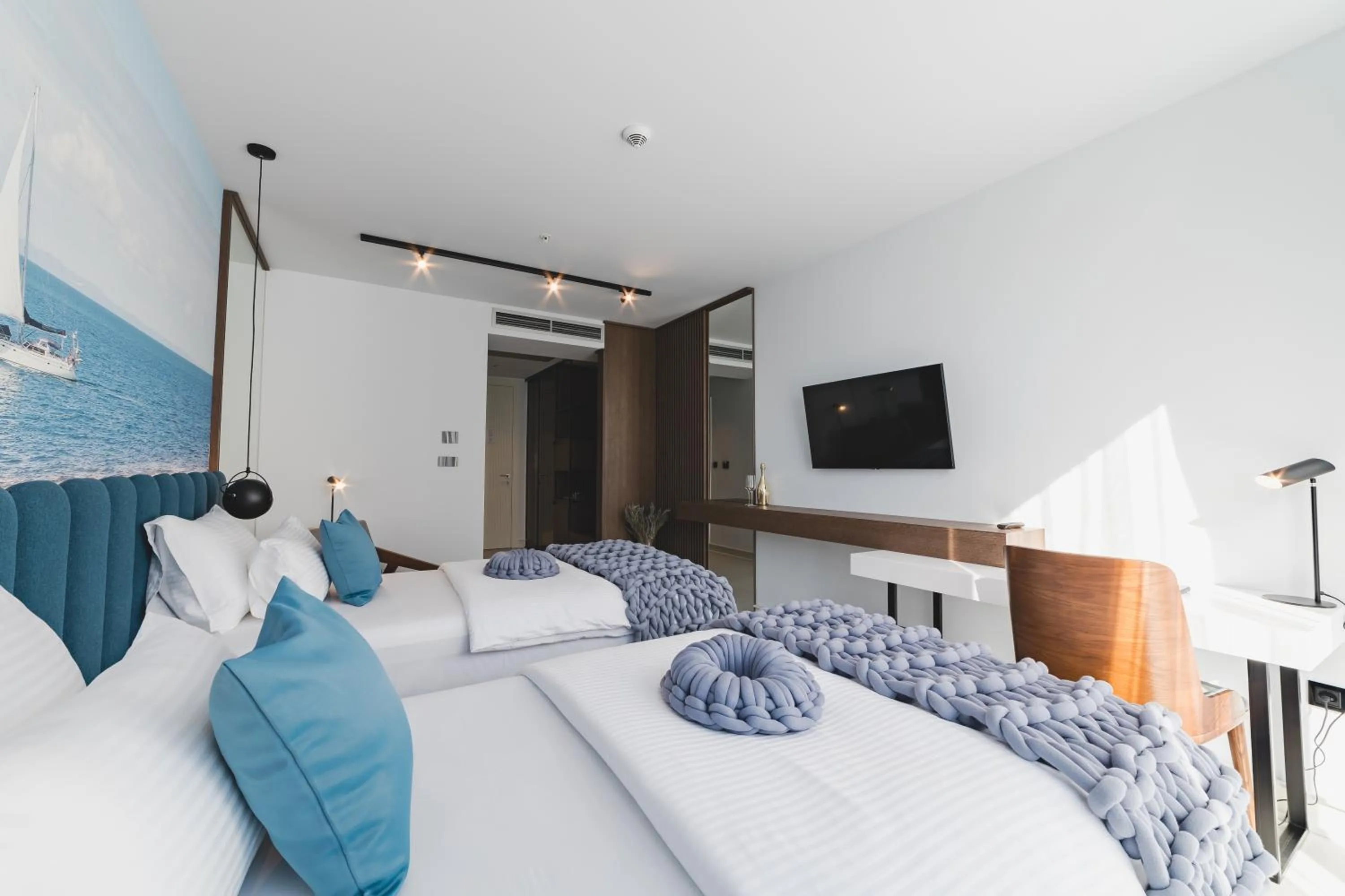 Bed in Hotel Aurel Coast