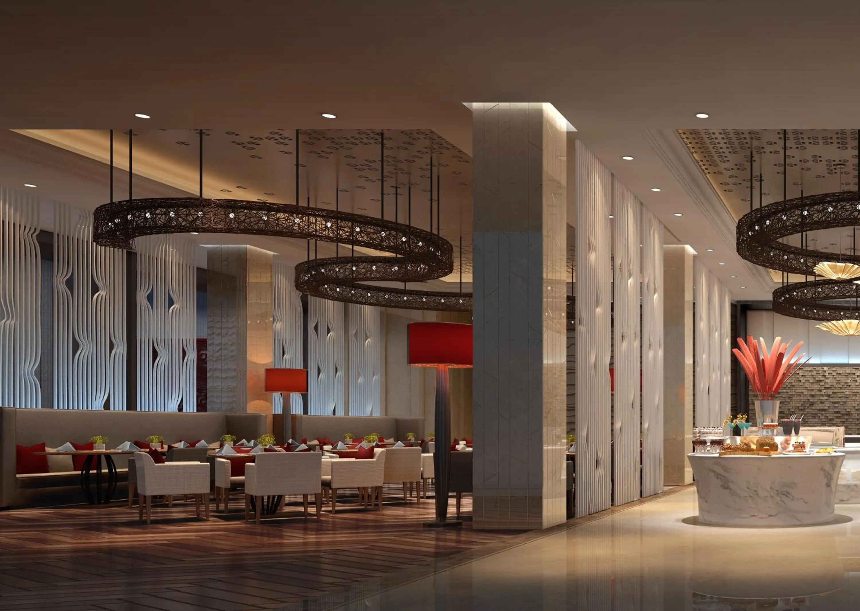 Lobby or reception in Yangzhong Firth Jinling Grand Hotel