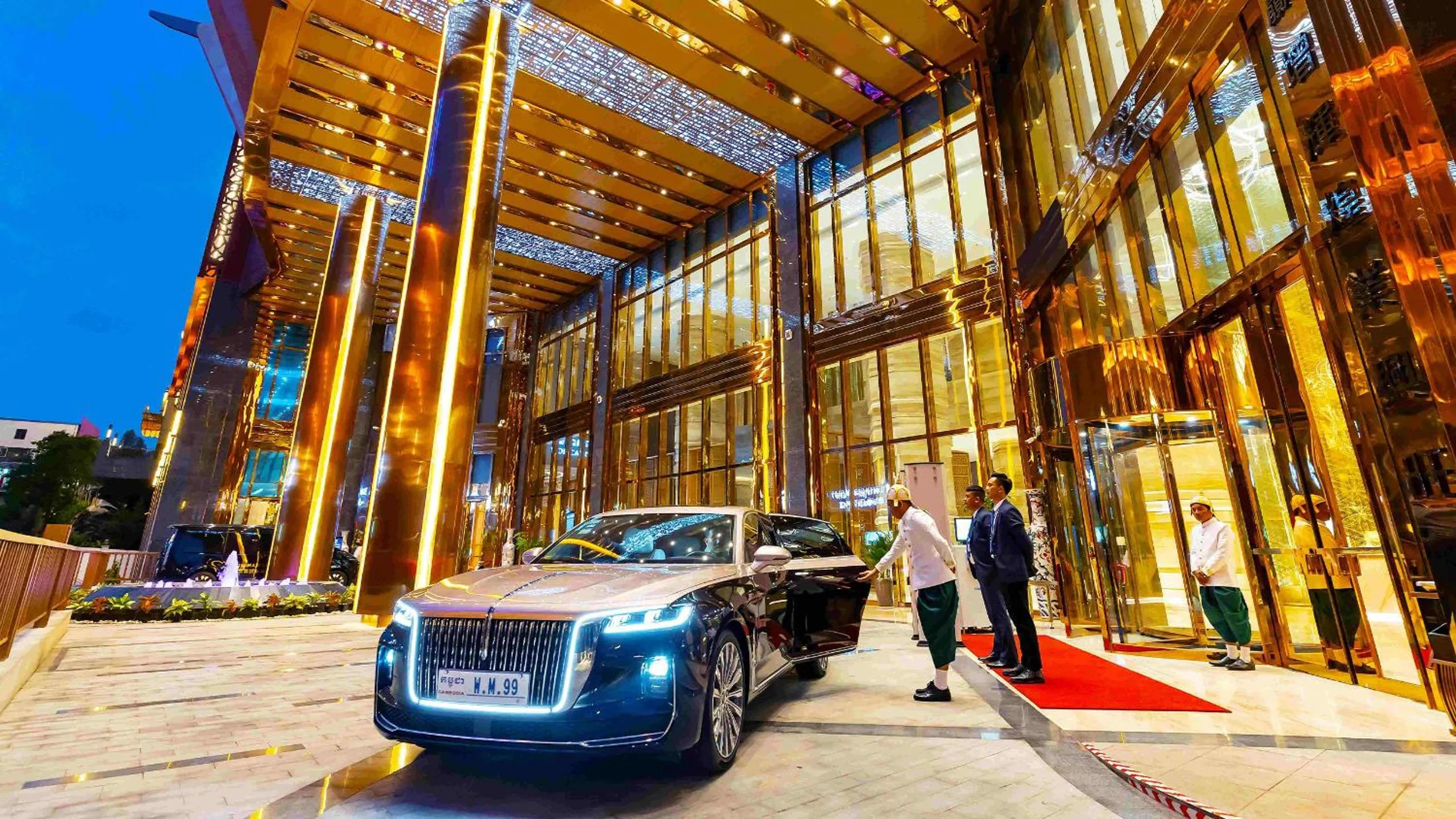 Facade/entrance in Won Majestic Hotel Cambodia