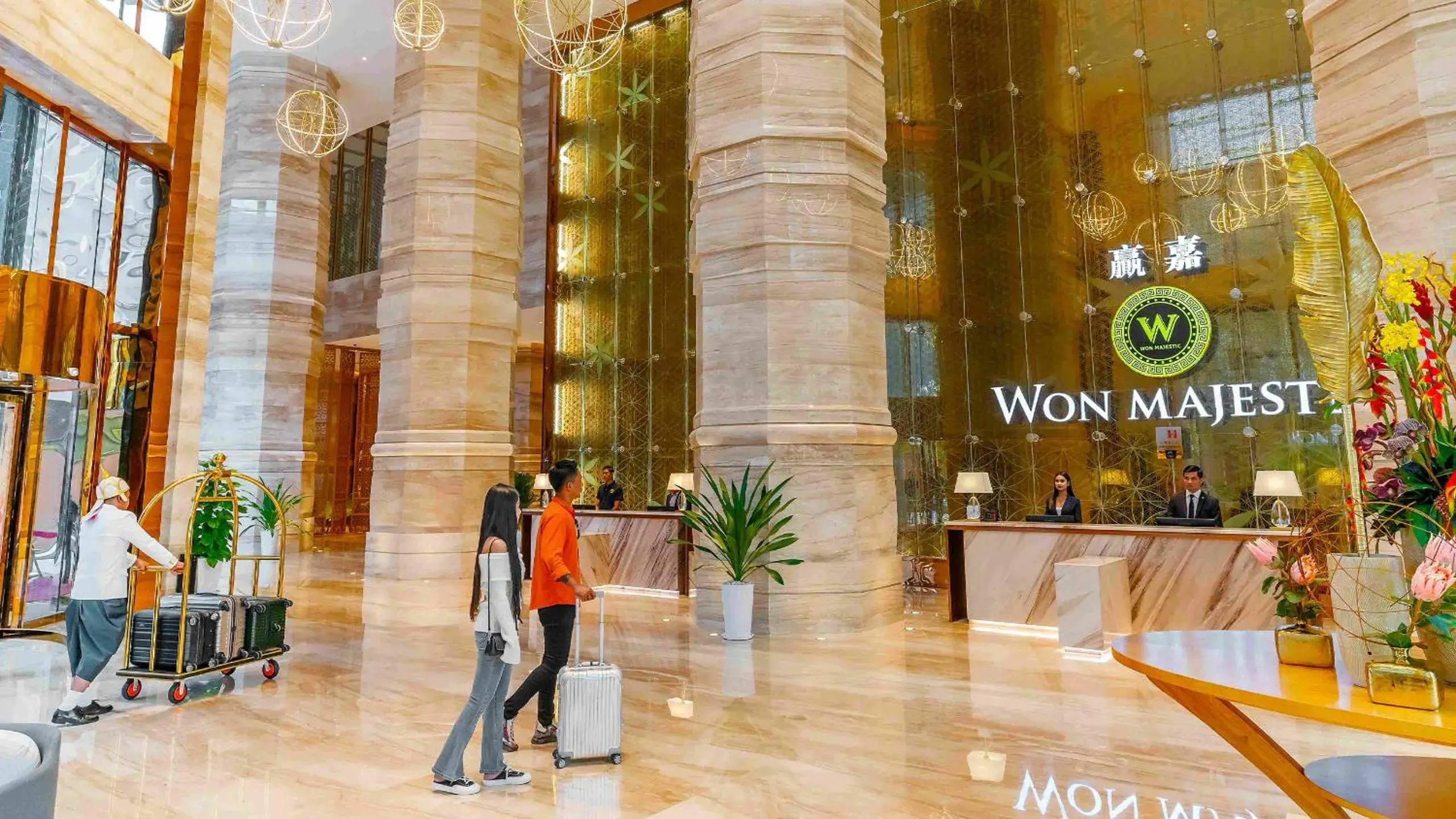 Lobby or reception in Won Majestic Hotel Cambodia Lobby or reception in Won Majestic Hotel Cambodia