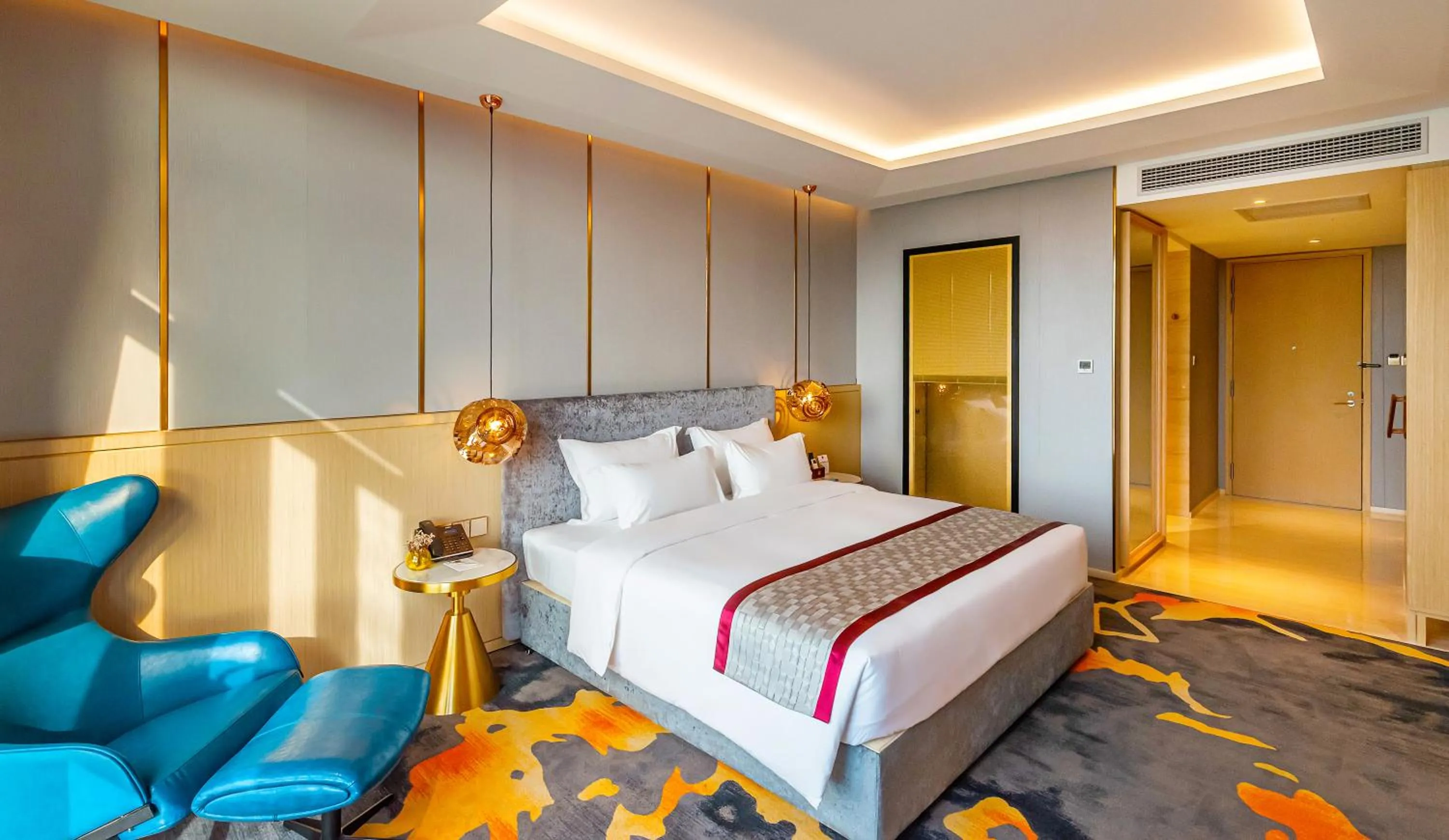 Bedroom, Bed in Won Majestic Hotel Cambodia