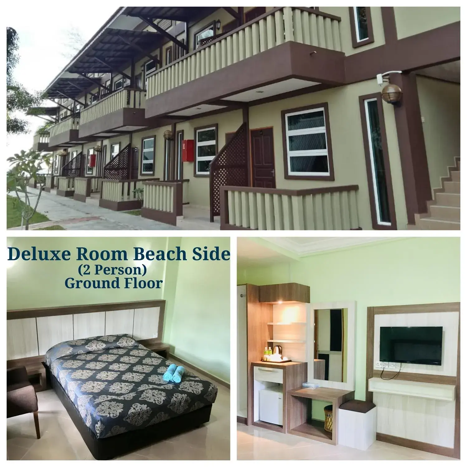 Deluxe Double Room with Side Sea View in Delta Chenang Resort Deluxe Double Room with Side Sea View in Delta Chenang Resort