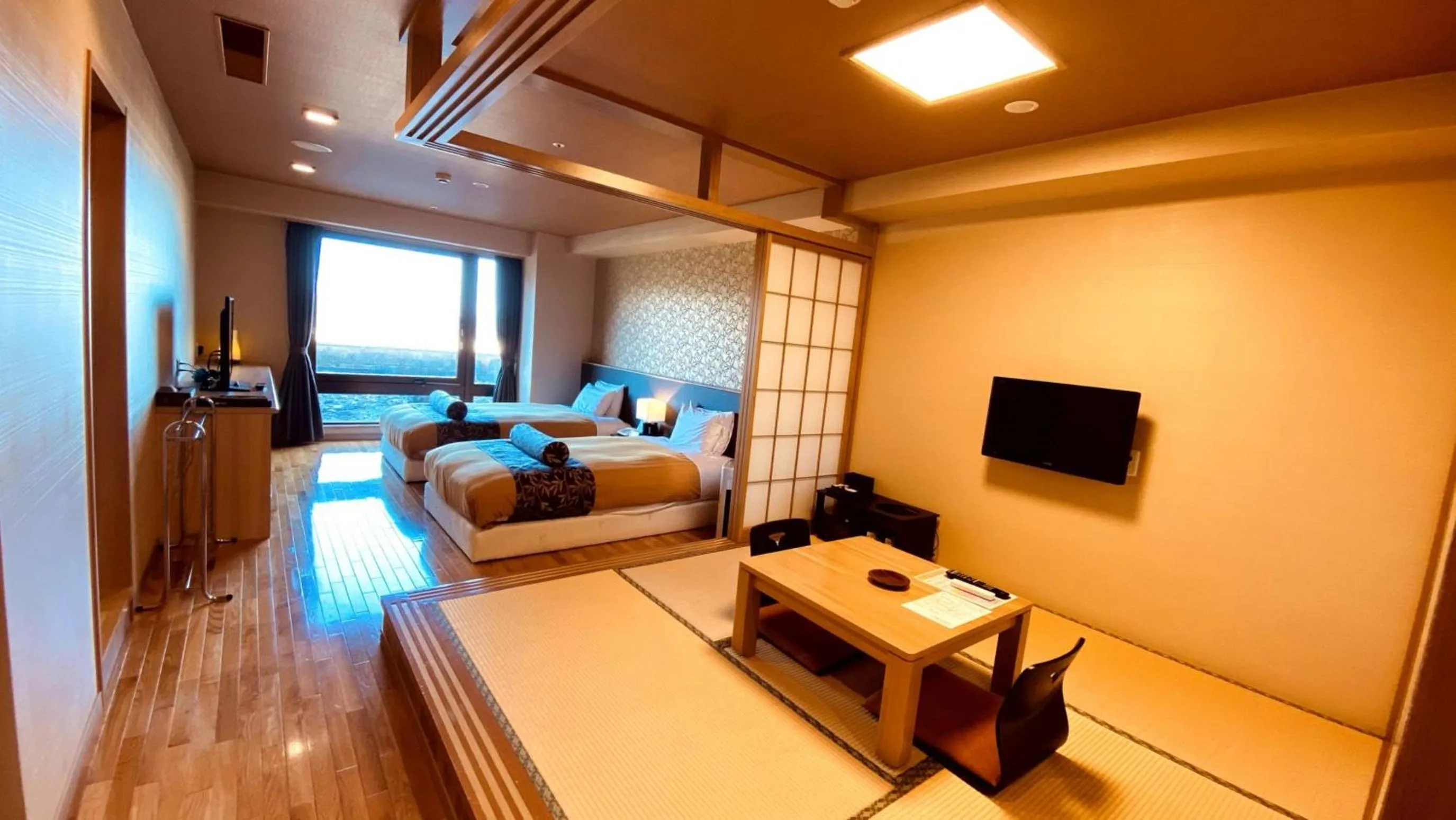 Photo of the whole room, Bed in Hotel Morinokaze Oshuku