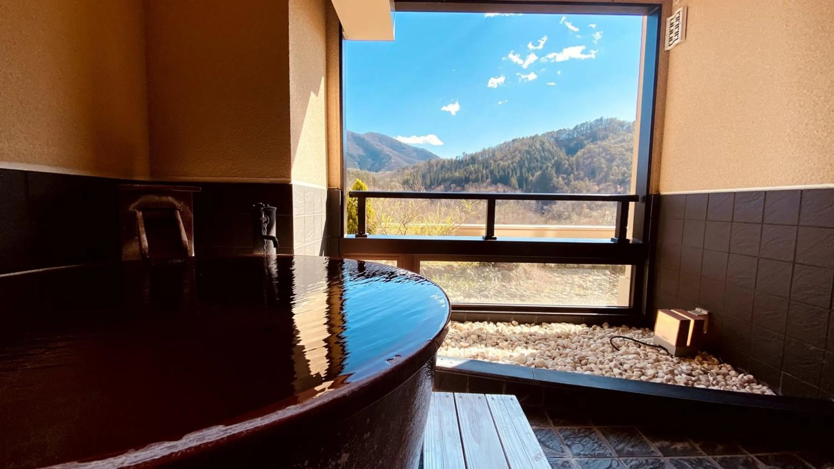 Open Air Bath in Hotel Morinokaze Oshuku