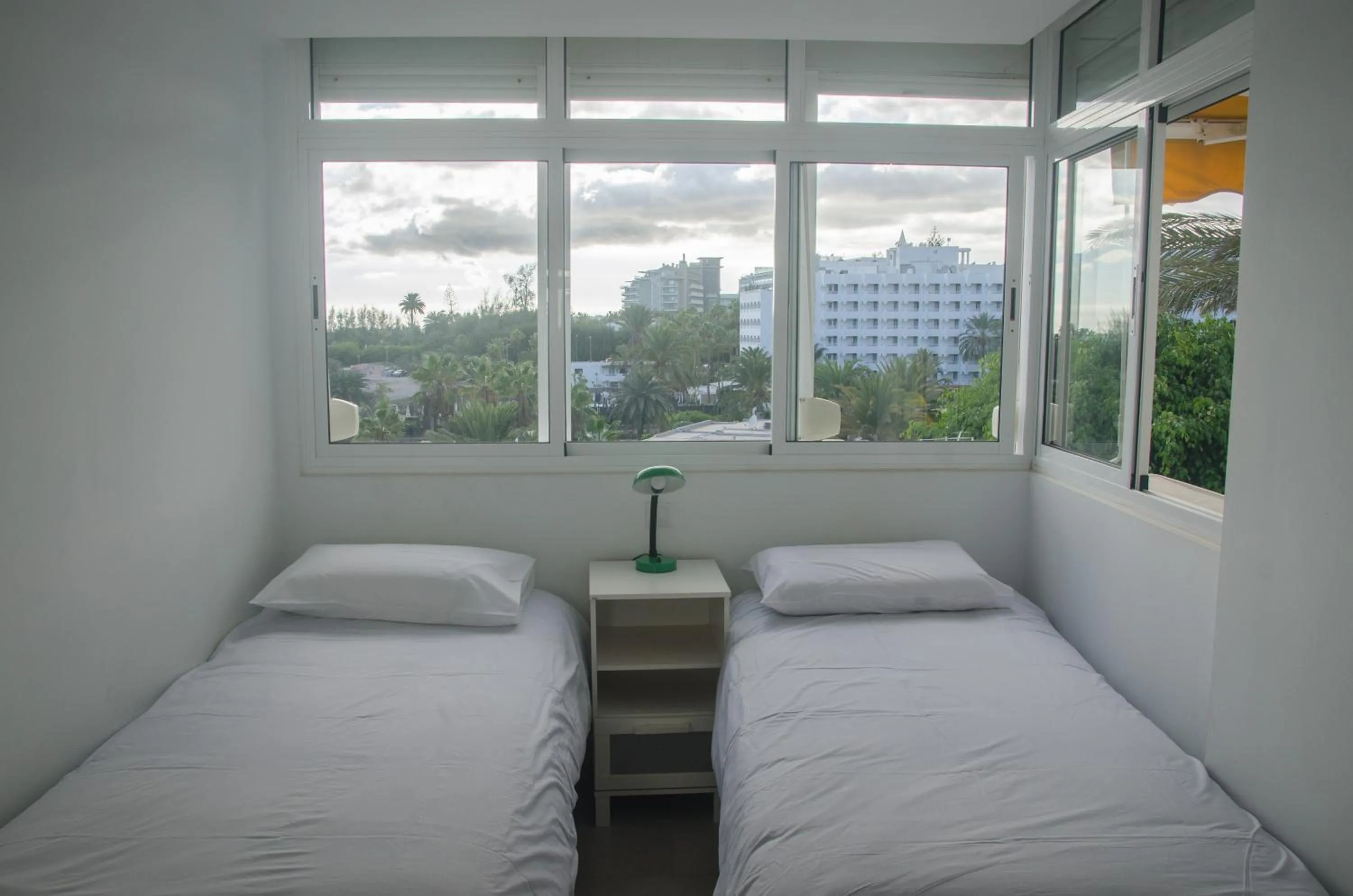 View (from property/room), Bed in Holiday apartment with direct sea promenade access