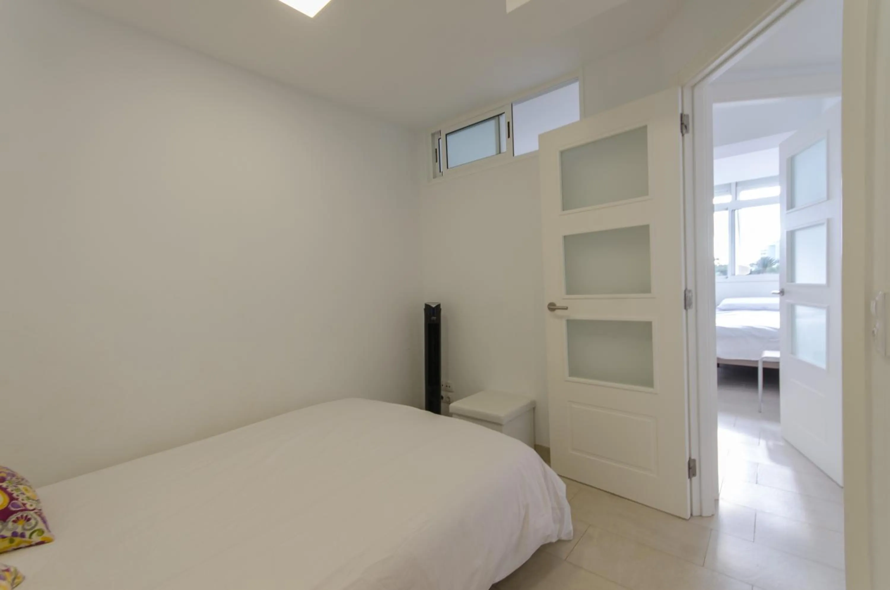 Bedroom, Bed in Holiday apartment with direct sea promenade access