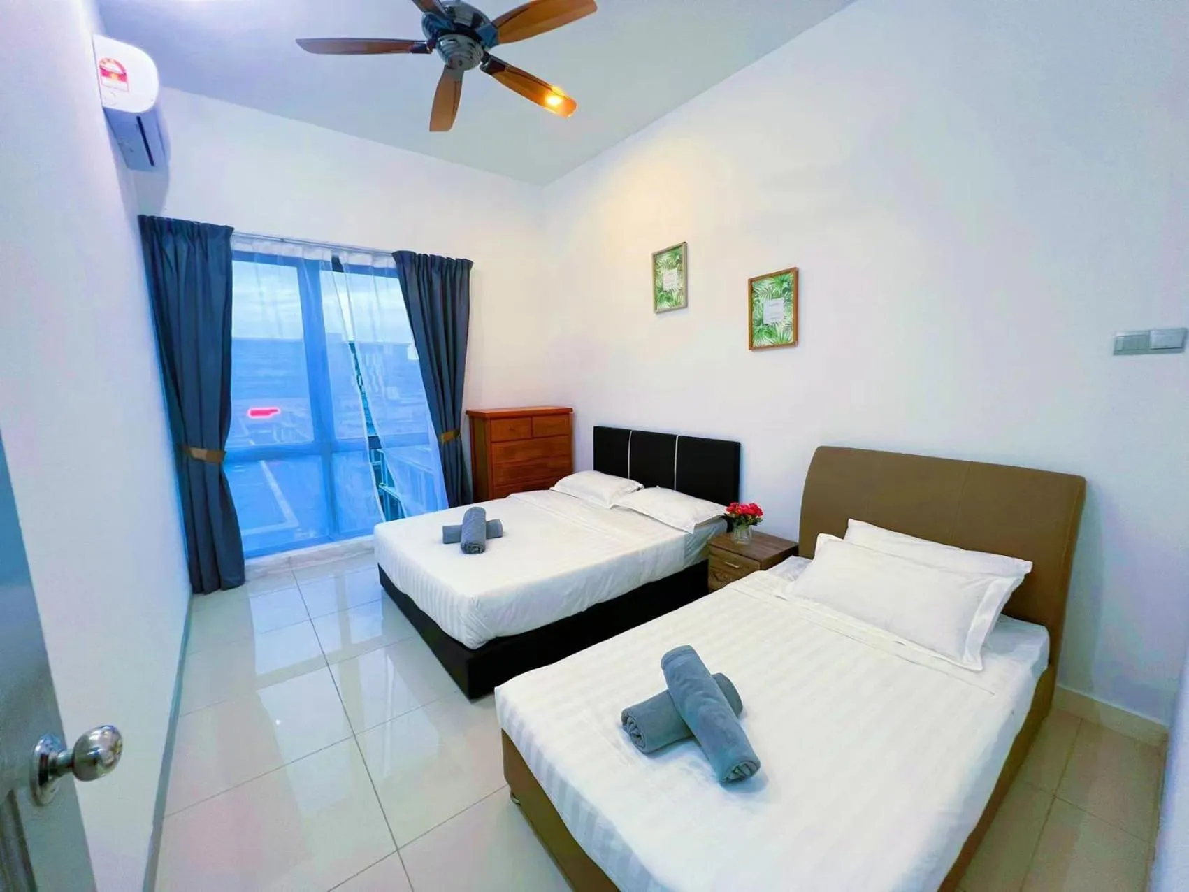 Bed in Haiya homestay Imago Shopping Mall 海雅民宿Imago购物 广场