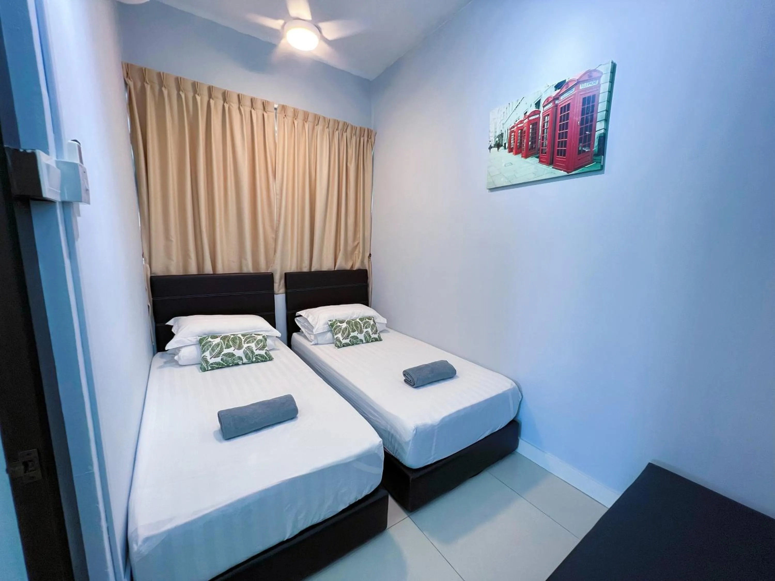 Bed in Haiya homestay Imago Shopping Mall 海雅民宿Imago购物 广场