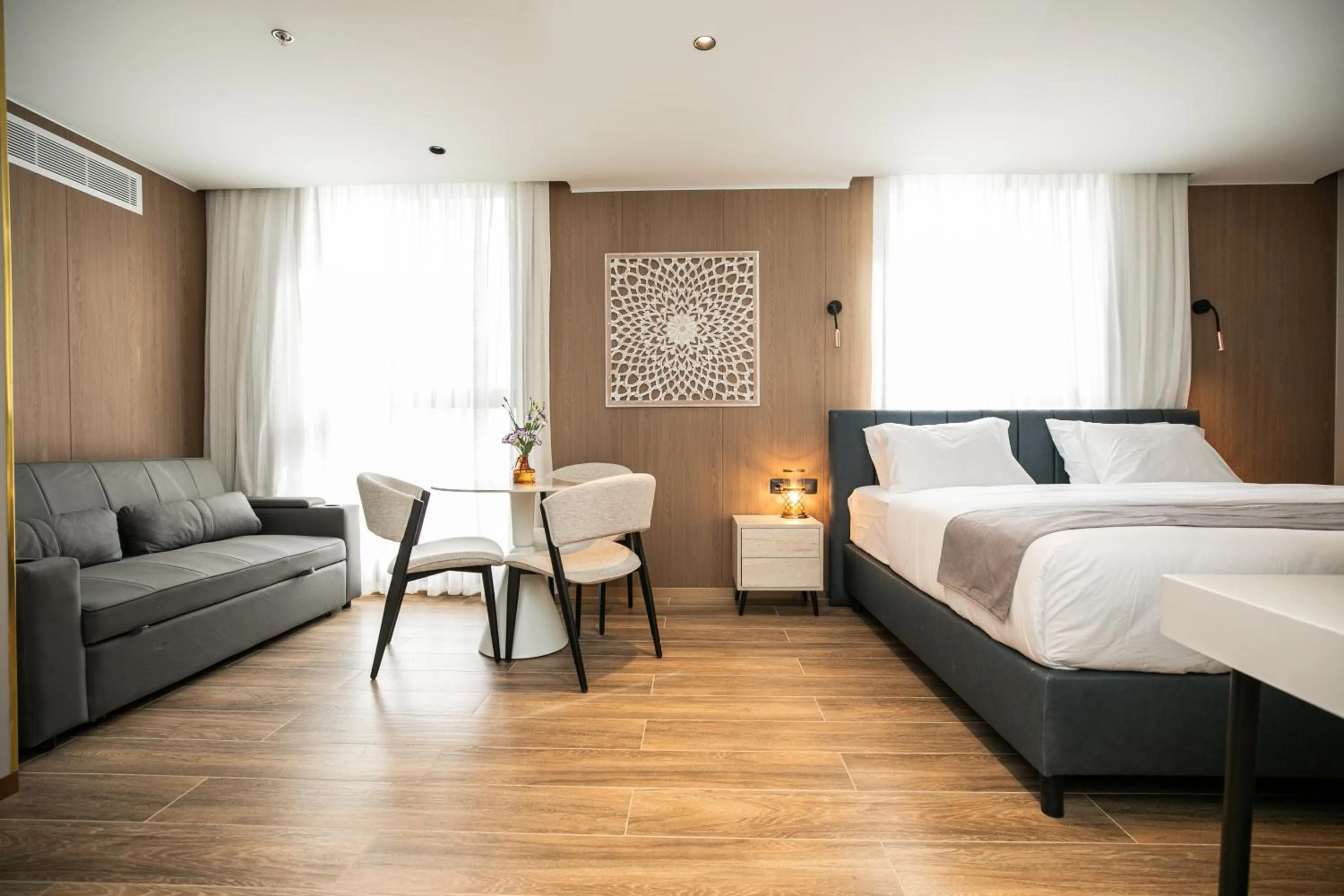 Bed in Herzl Boutique Hotel & Apartments by Domus