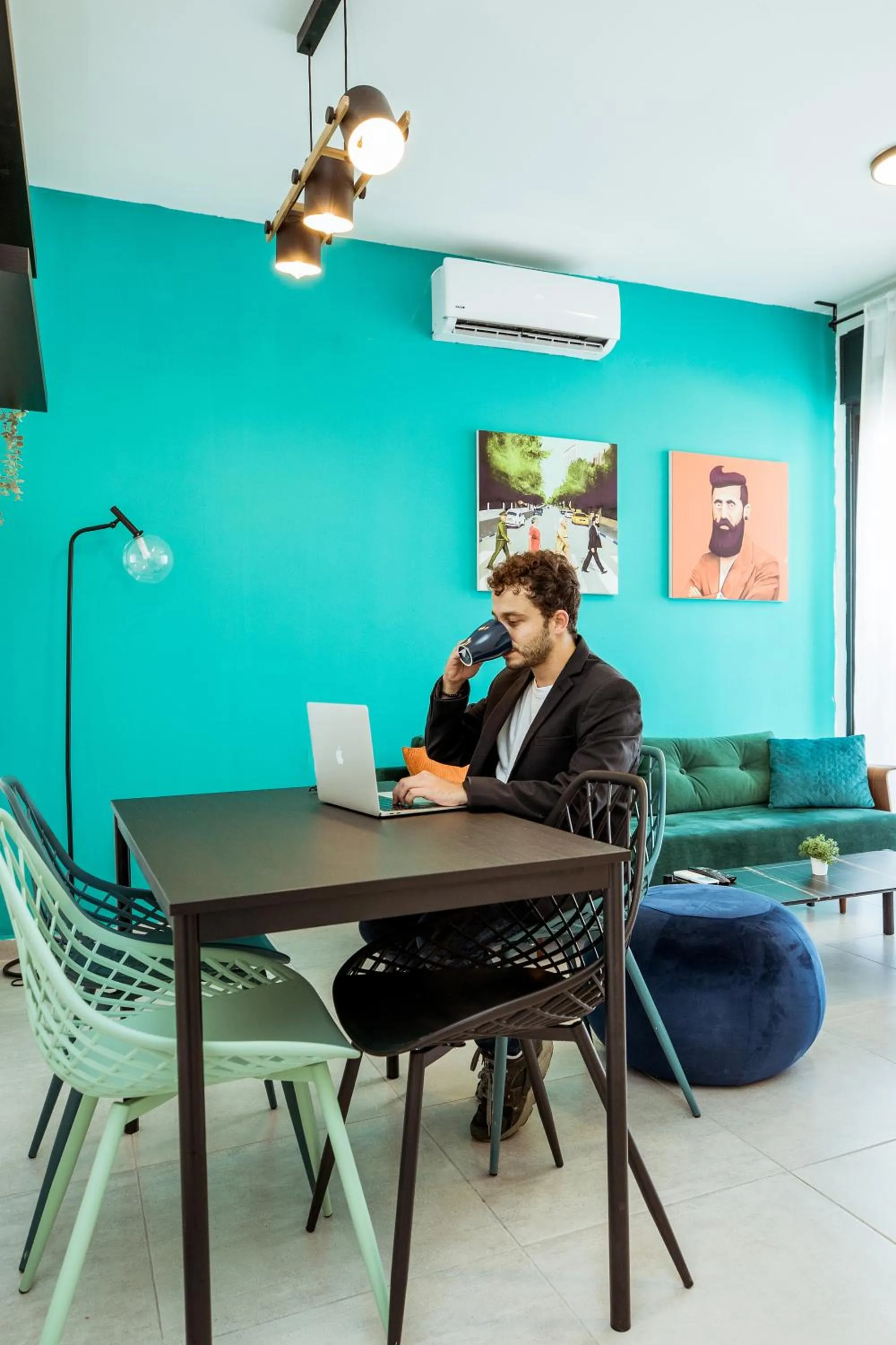 People in Herzl Boutique Hotel & Apartments by Domus