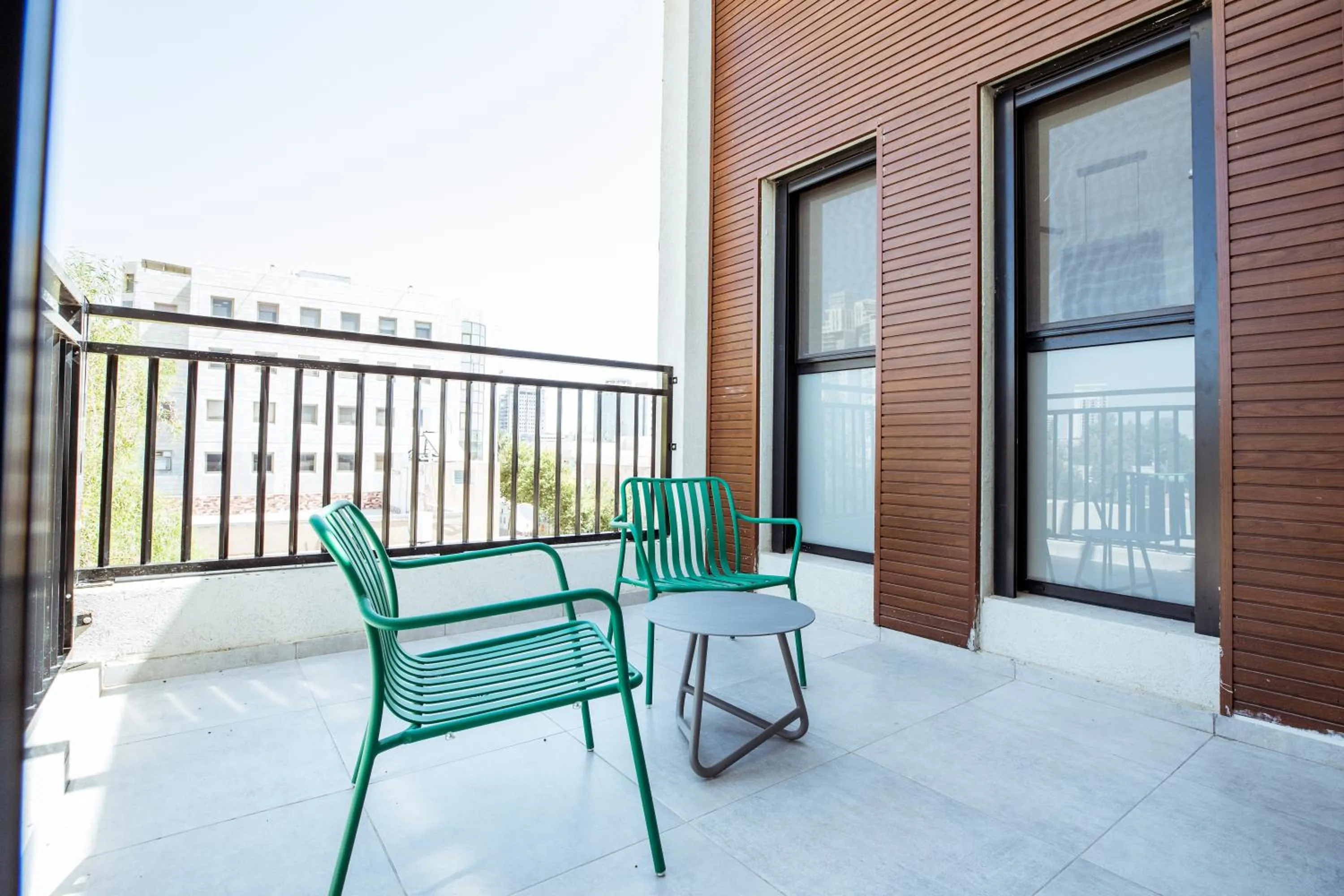 Balcony/Terrace in Herzl Boutique Hotel & Apartments by Domus