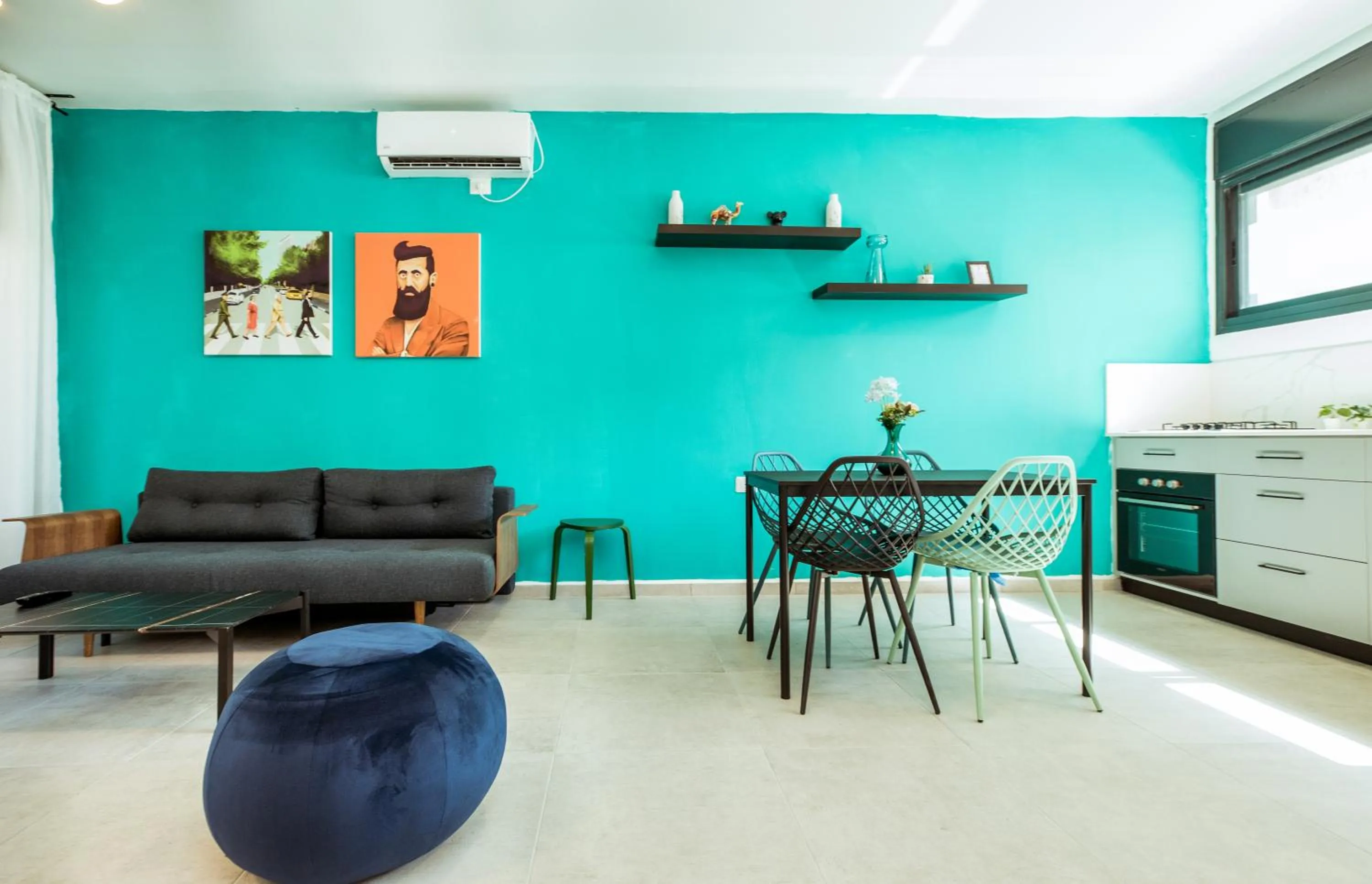 Kitchen or kitchenette in Herzl Boutique Hotel & Apartments by Domus