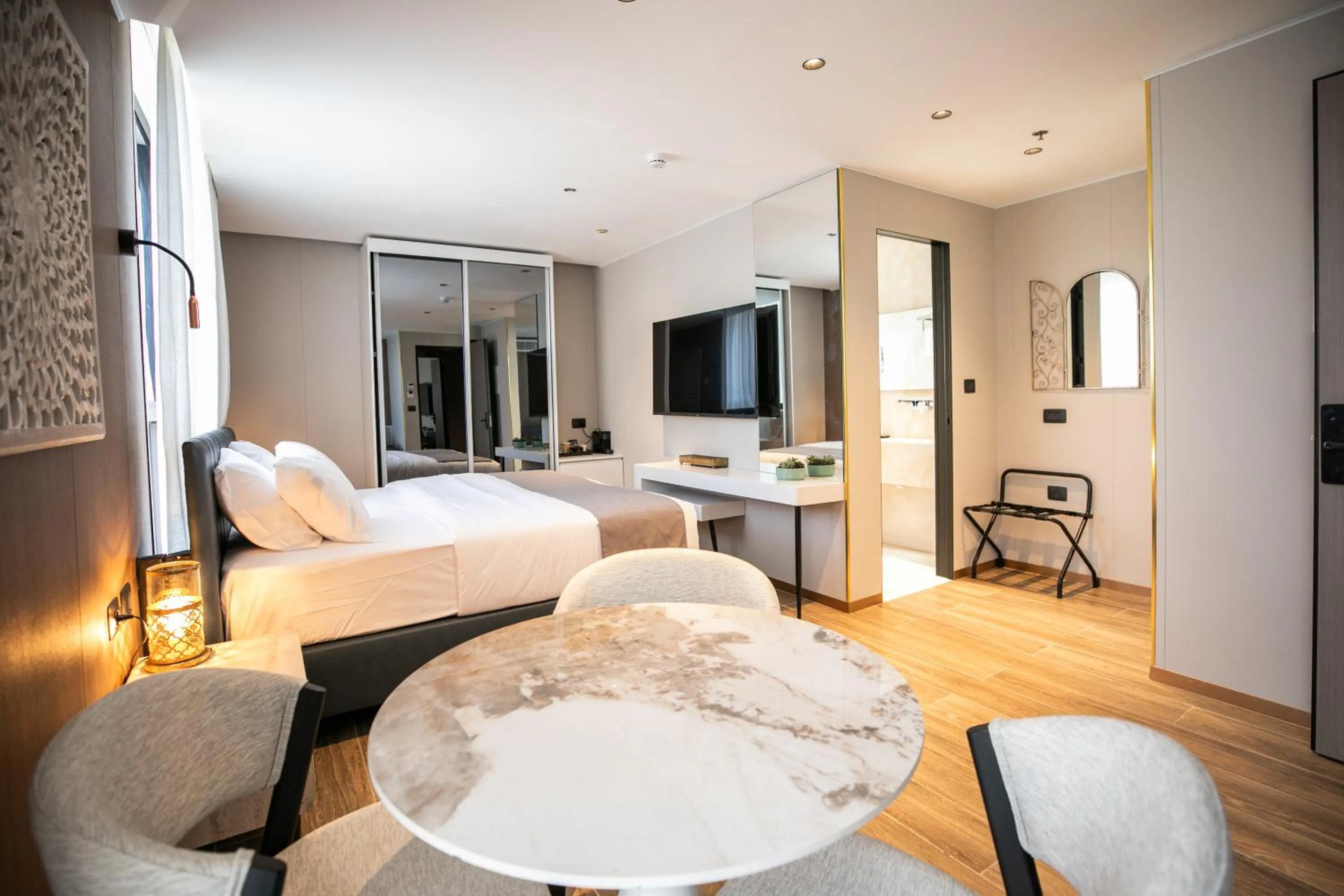 Bed in Herzl Boutique Hotel & Apartments by Domus