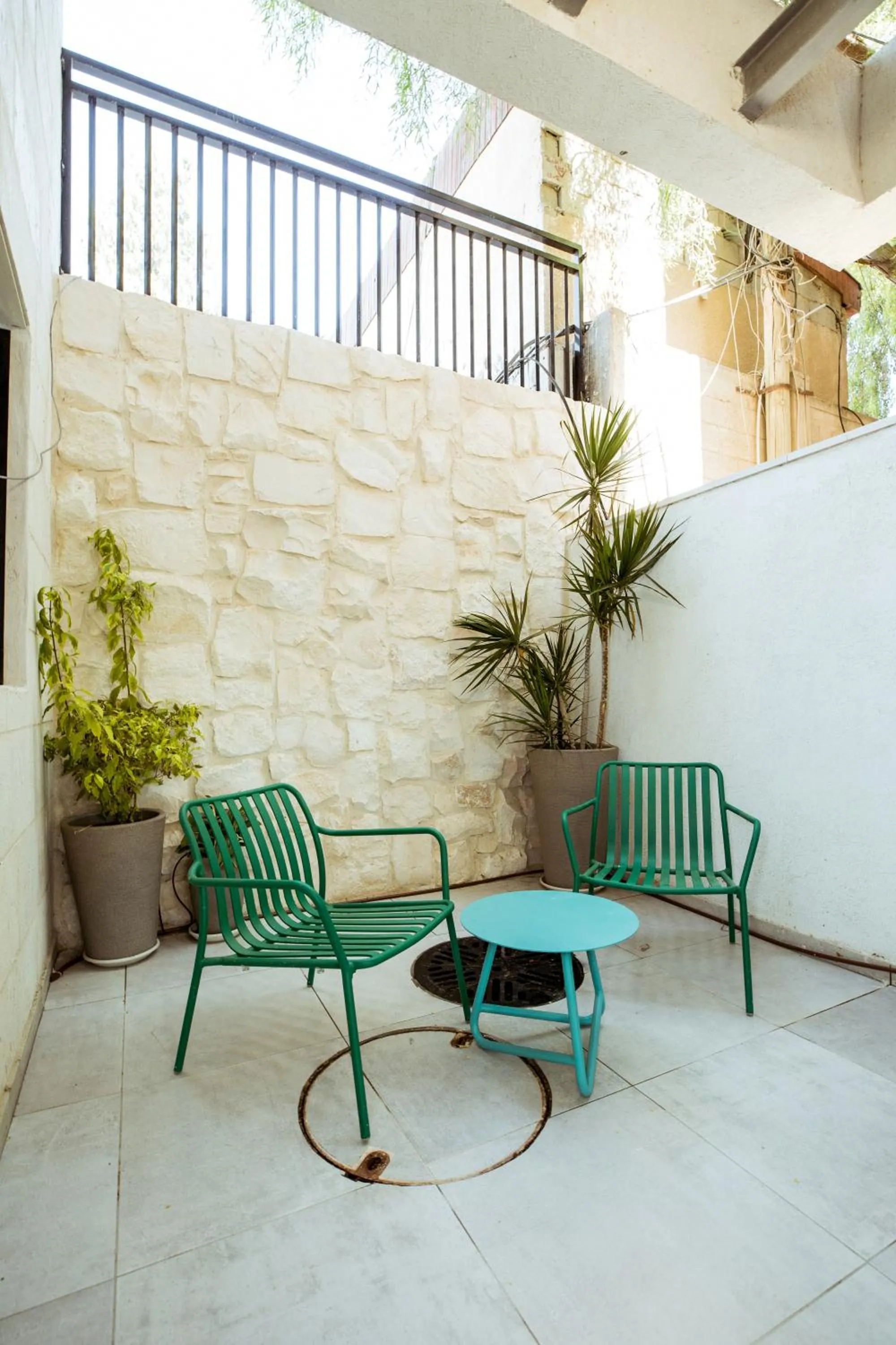 Patio in Herzl Boutique Hotel & Apartments by Domus