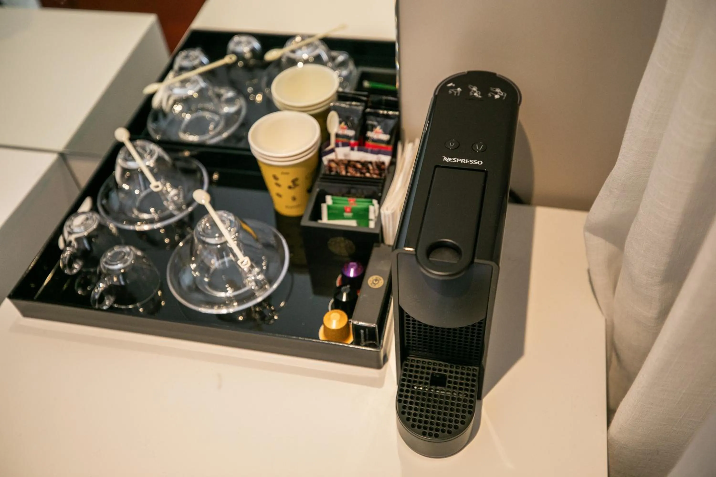 Coffee/tea facilities in Herzl Boutique Hotel & Apartments by Domus