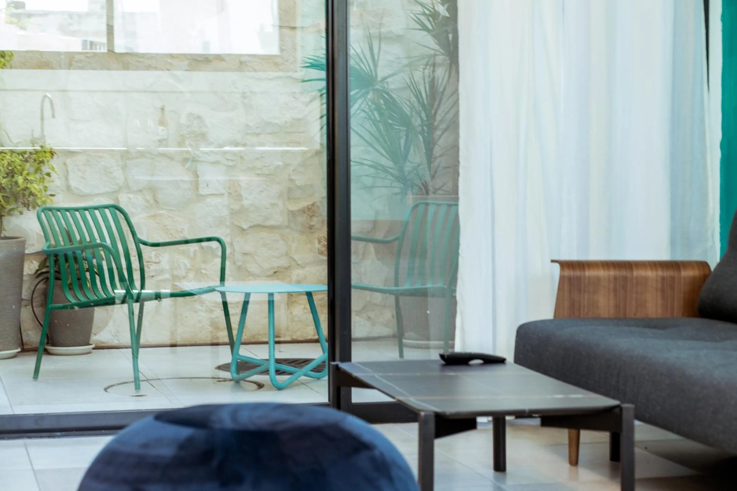 Seating area in Herzl Boutique Hotel & Apartments by Domus