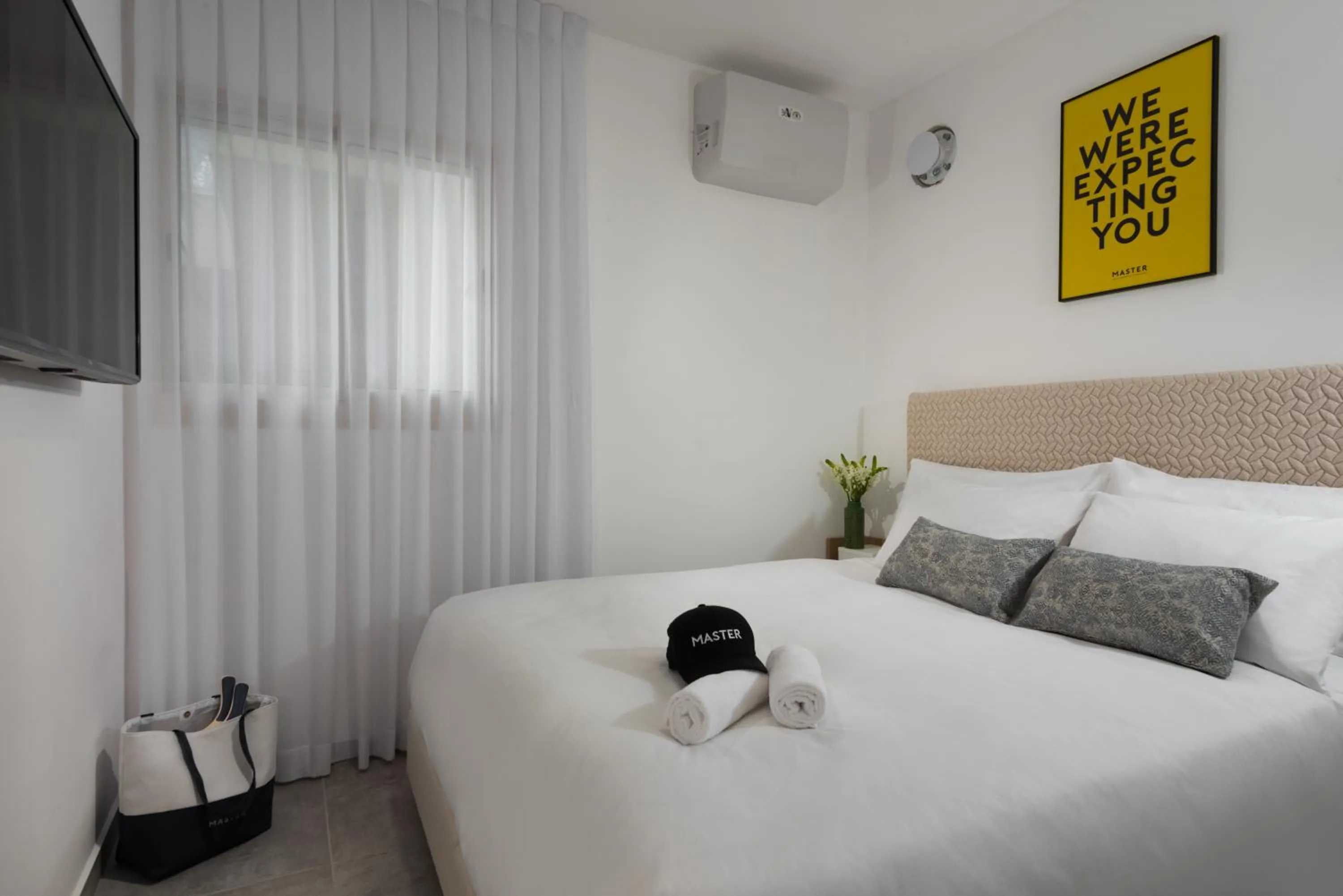 Bedroom, Bed in Herzl Boutique Hotel & Apartments by Domus