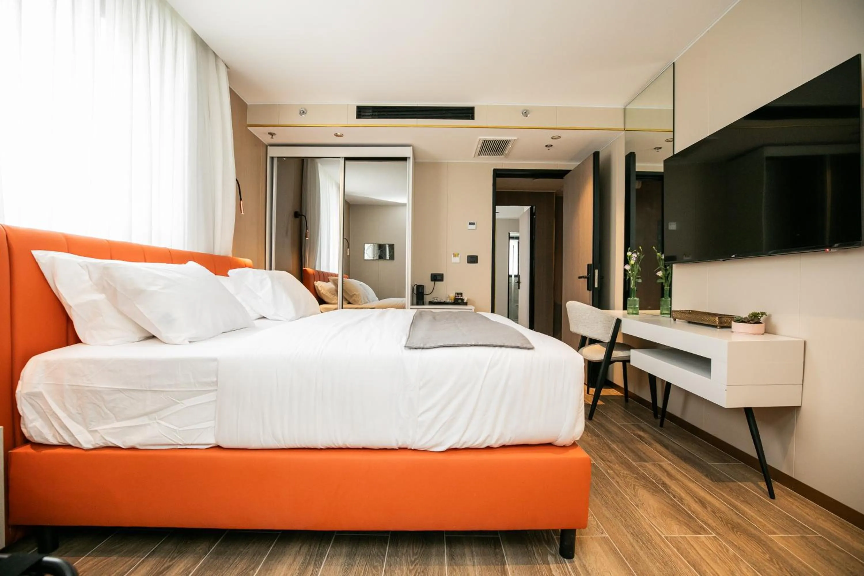 Photo of the whole room, Bed in Herzl Boutique Hotel & Apartments by Domus