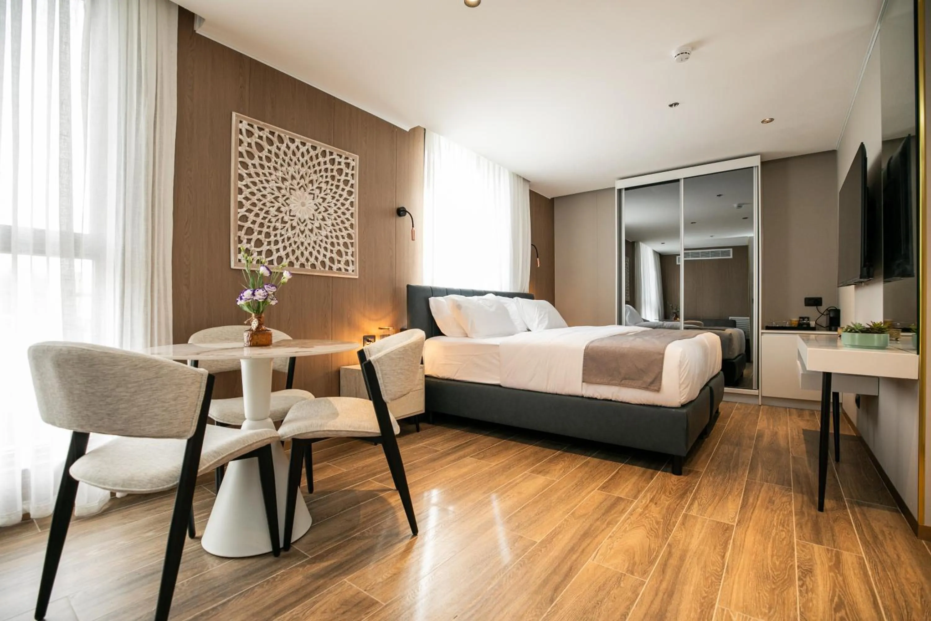 Bed in Herzl Boutique Hotel & Apartments by Domus