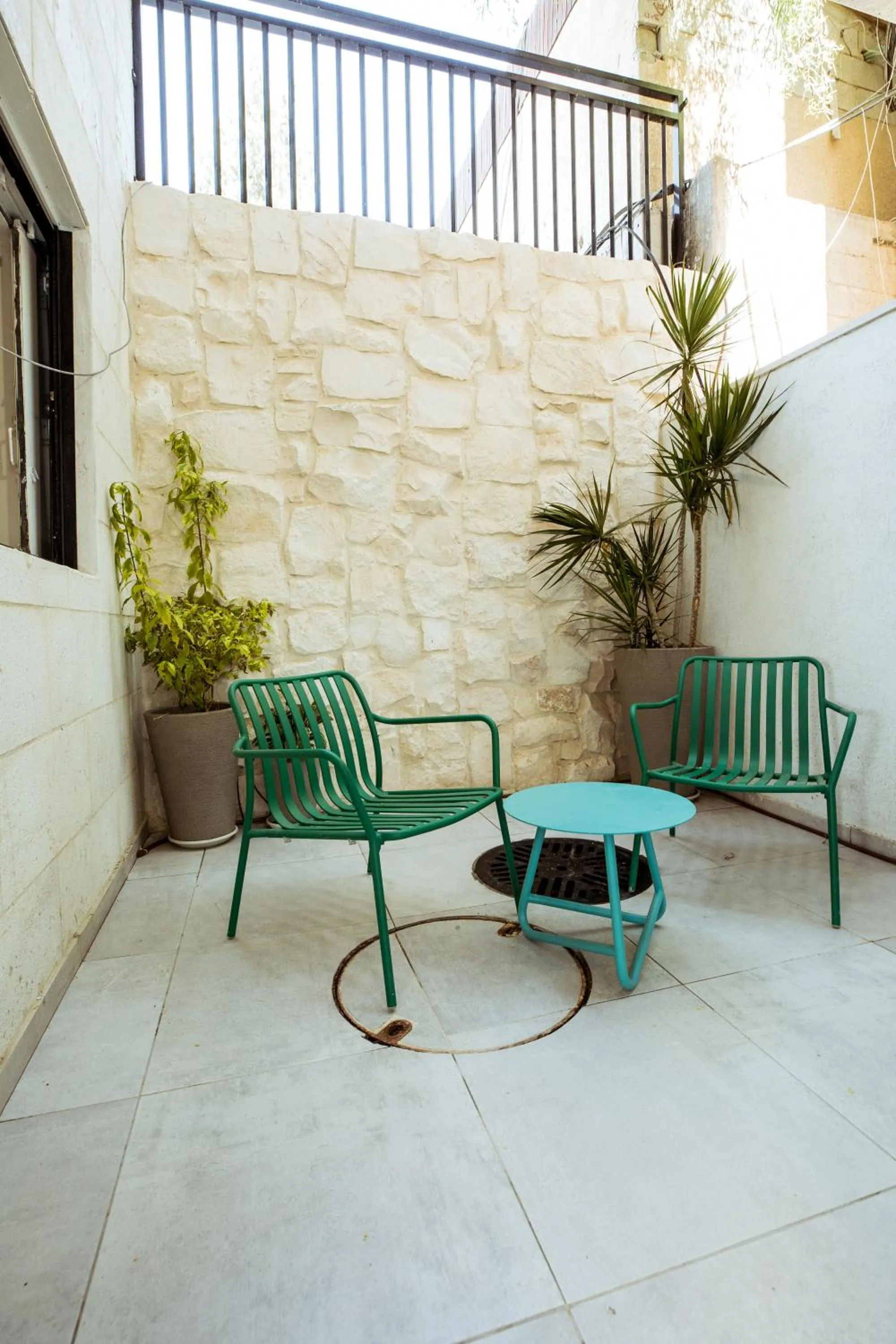 Patio in Herzl Boutique Hotel & Apartments by Domus