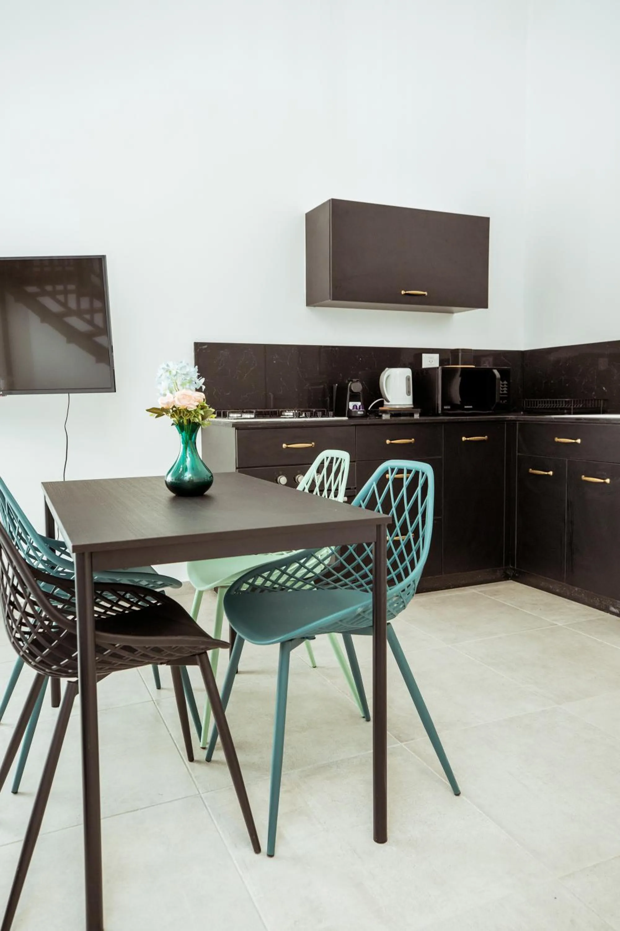 Kitchen or kitchenette in Herzl Boutique Hotel & Apartments by Domus