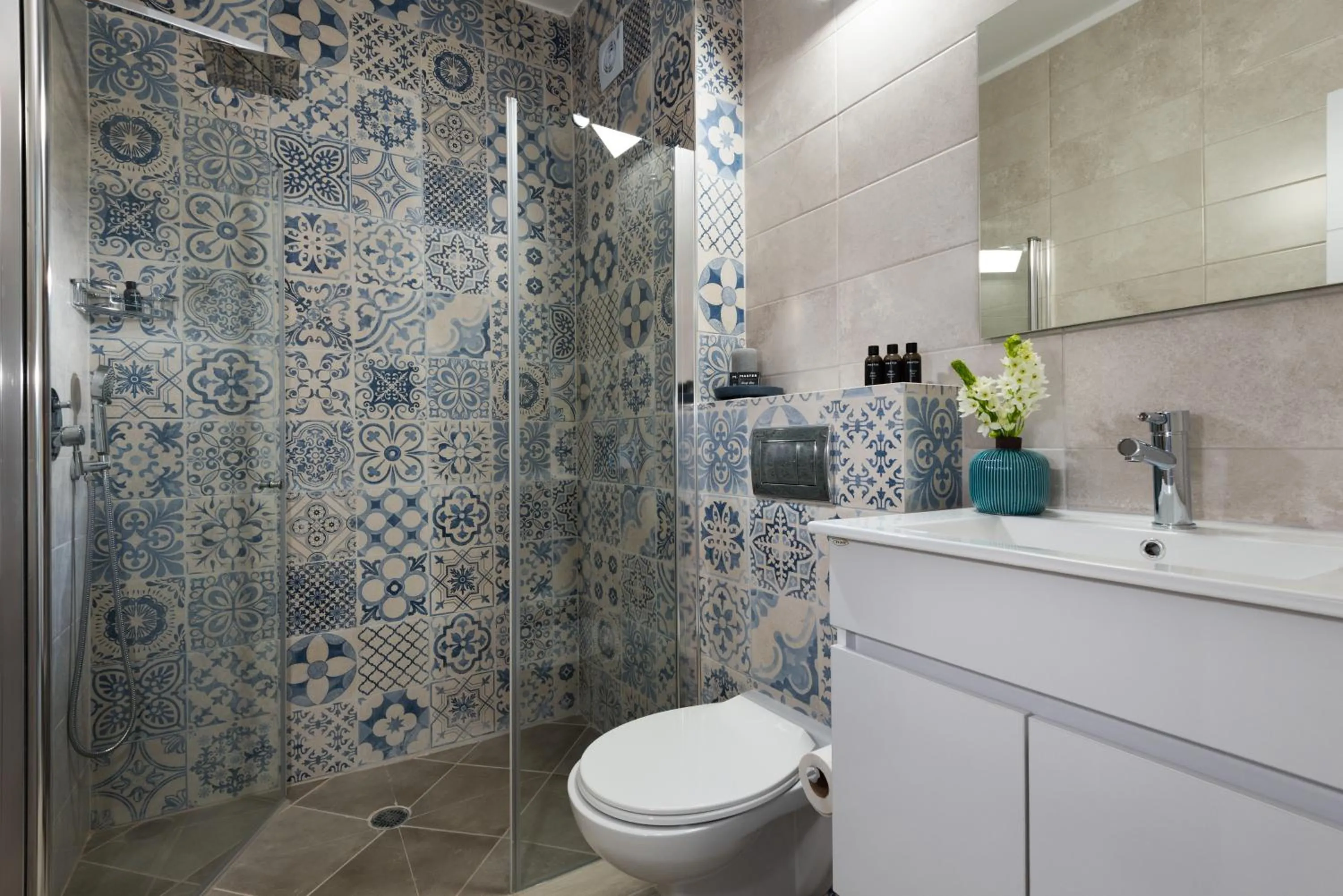 Bathroom in Herzl Boutique Hotel & Apartments by Domus