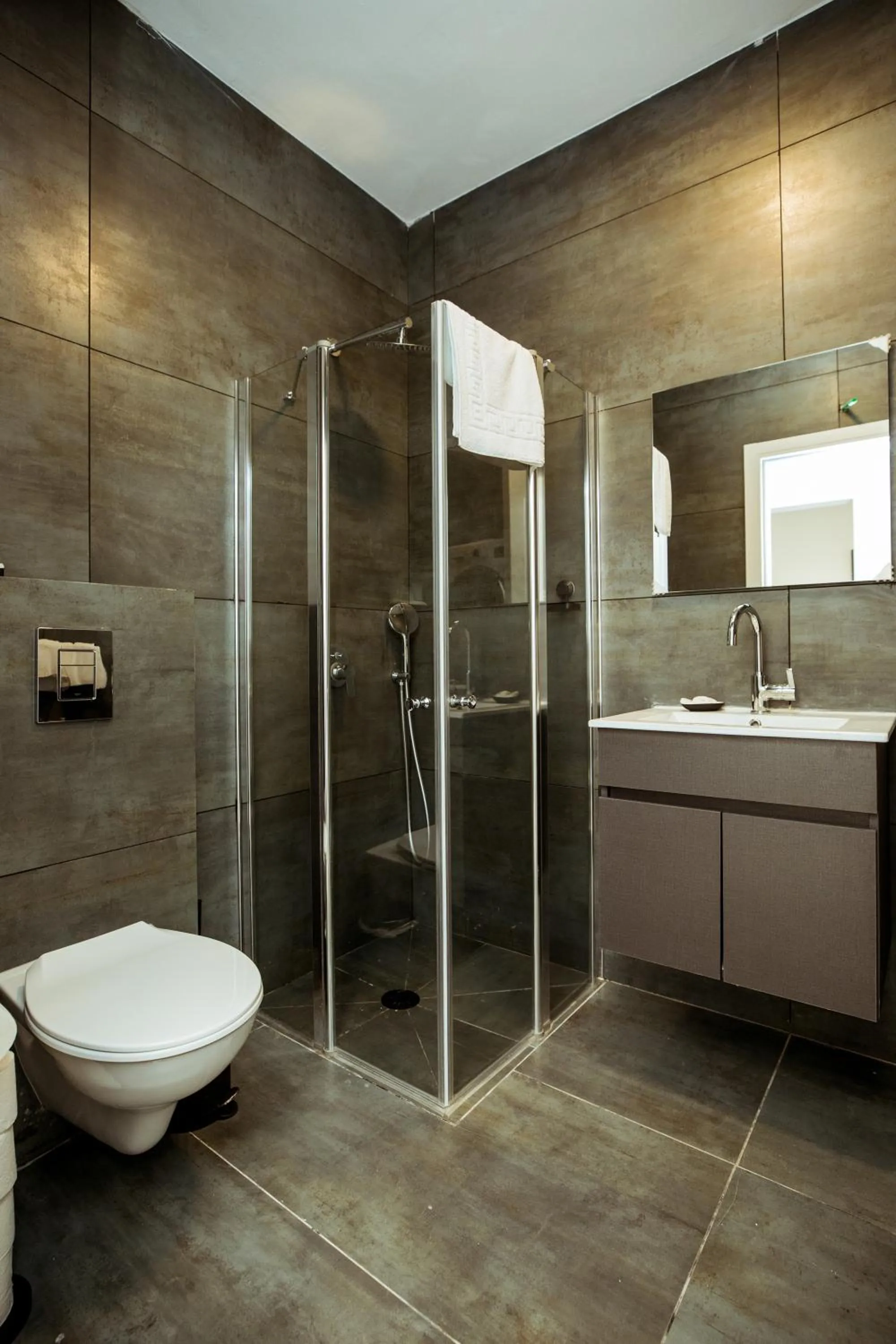 Shower in Herzl Boutique Hotel & Apartments by Domus