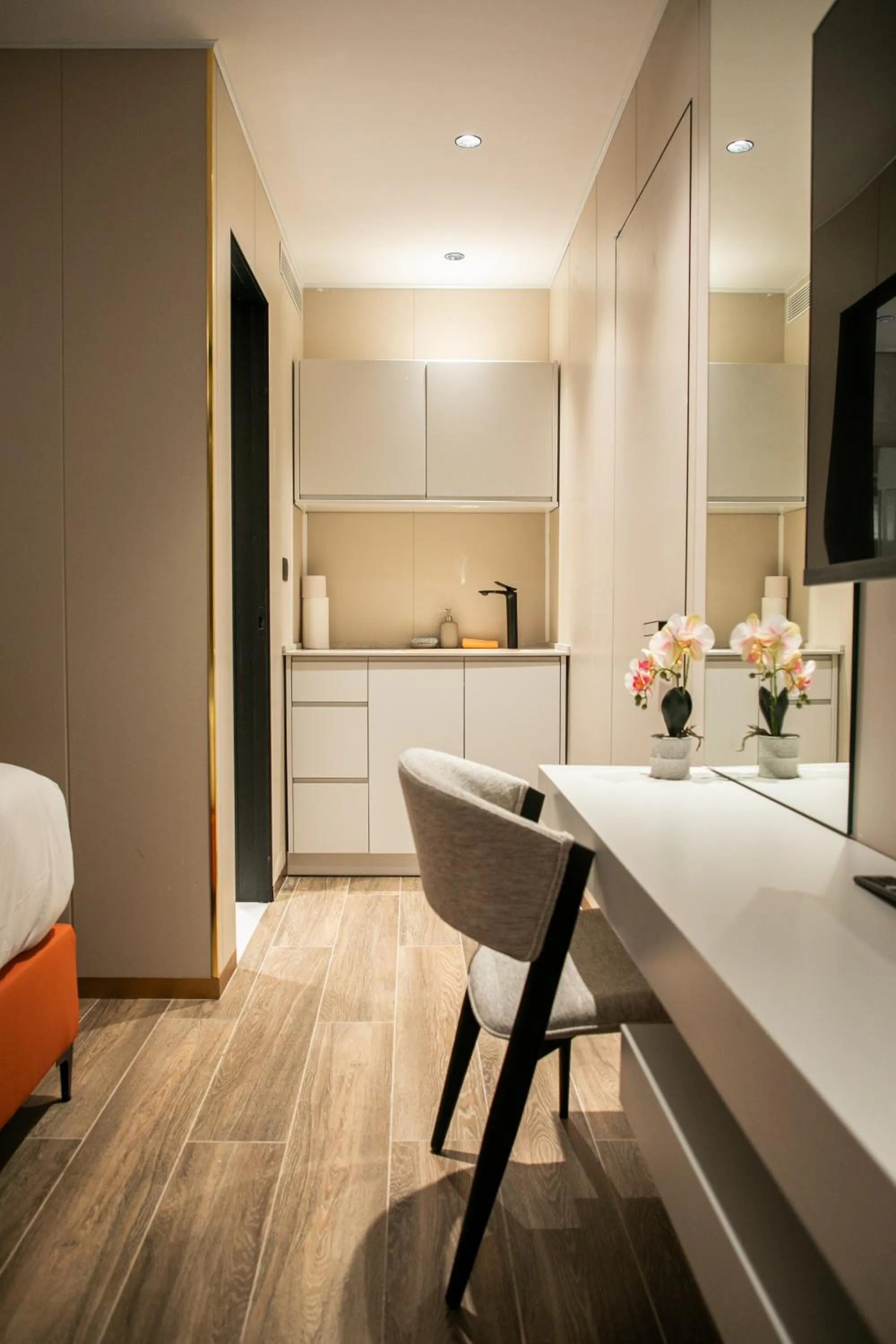Kitchen or kitchenette in Herzl Boutique Hotel & Apartments by Domus