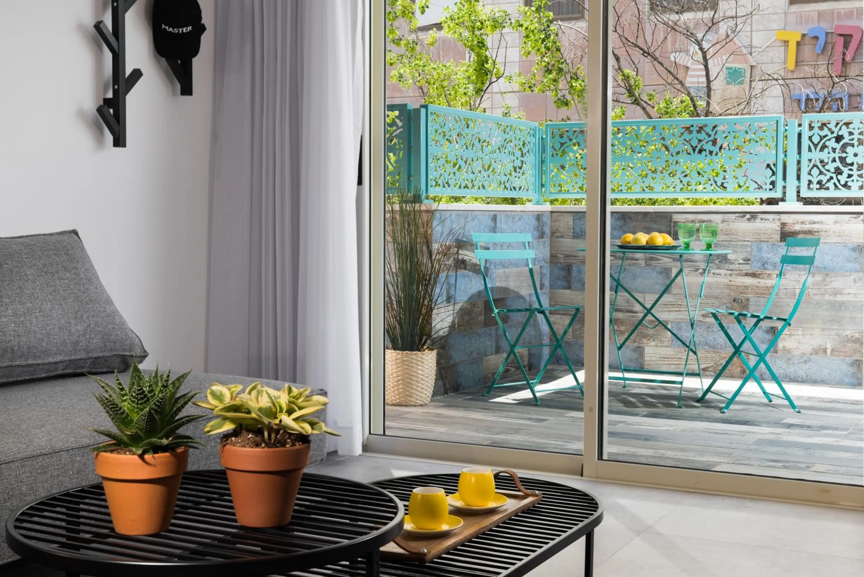 Living room in Herzl Boutique Hotel & Apartments by Domus