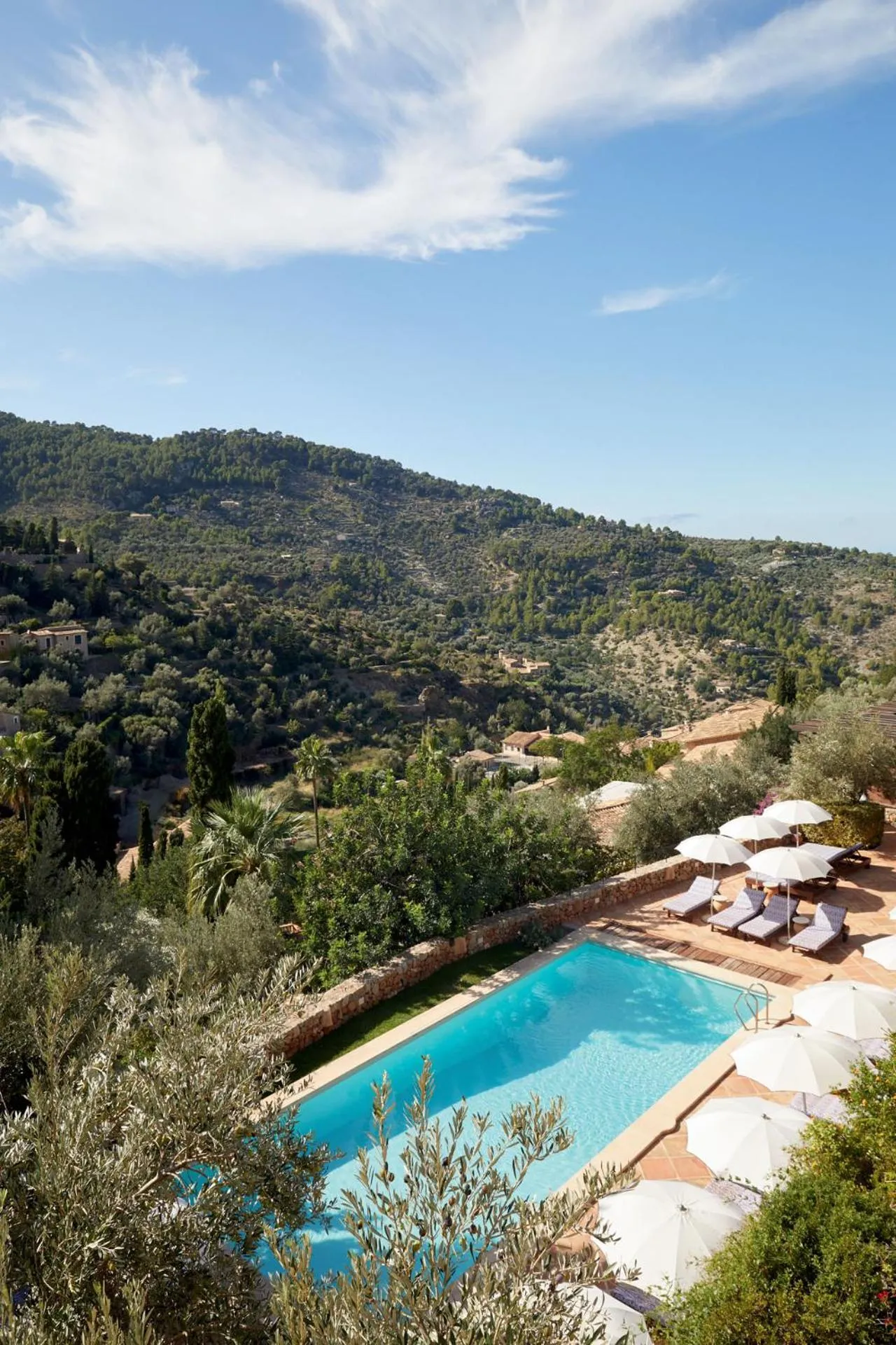 Swimming pool in La Residencia, A Belmond Hotel, Mallorca