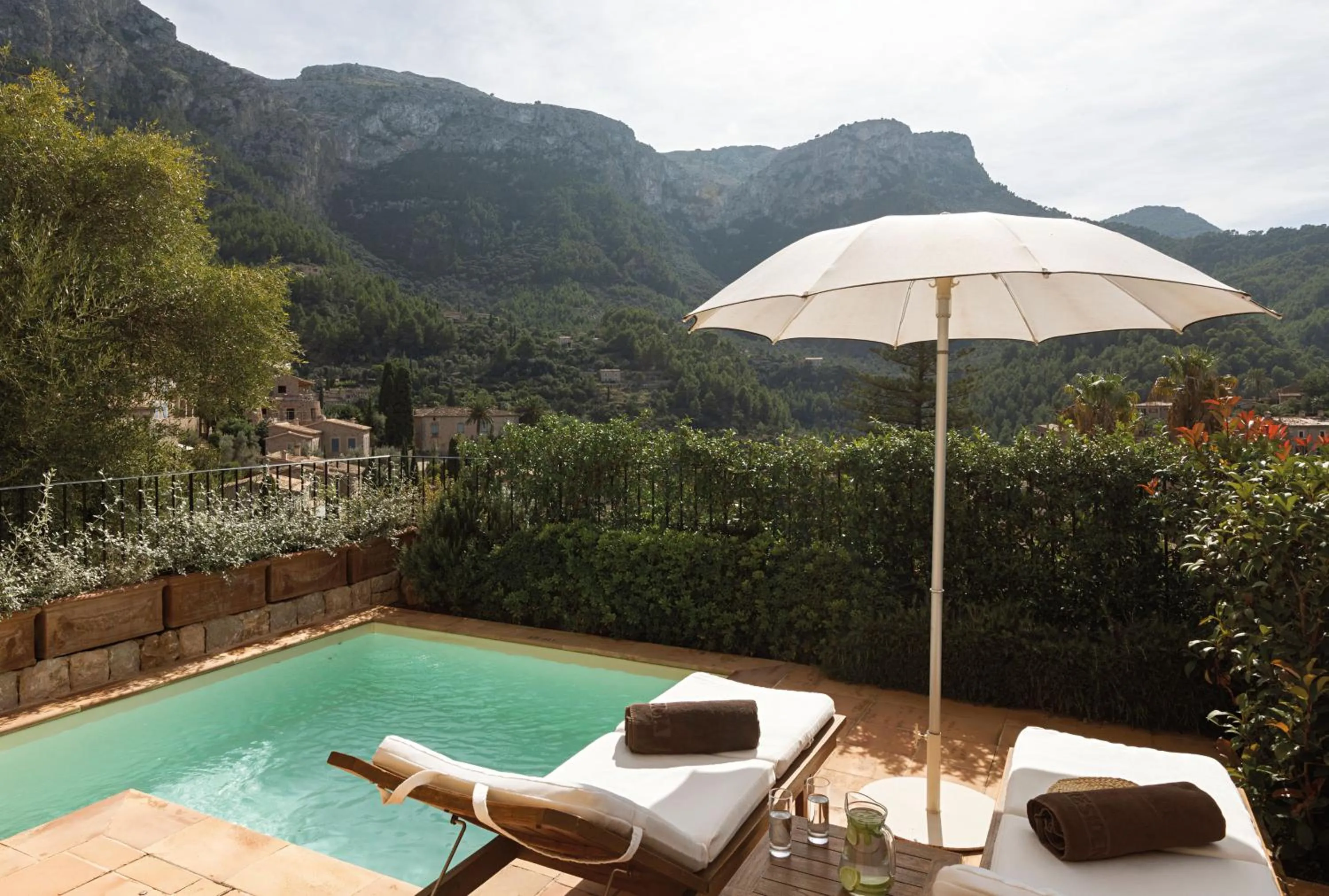 Swimming pool in La Residencia, A Belmond Hotel, Mallorca