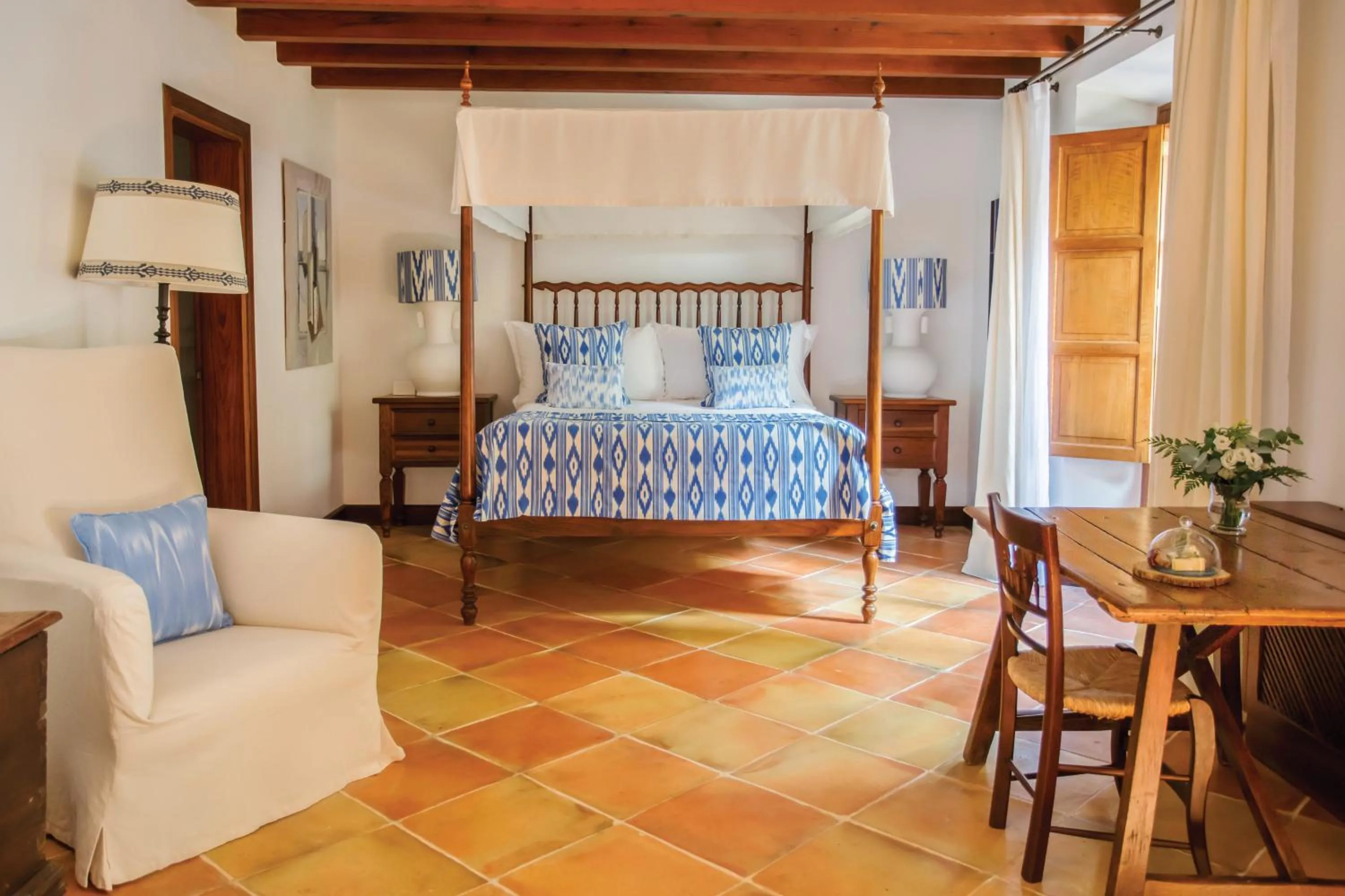 Bedroom, Bed in La Residencia, A Belmond Hotel, Mallorca