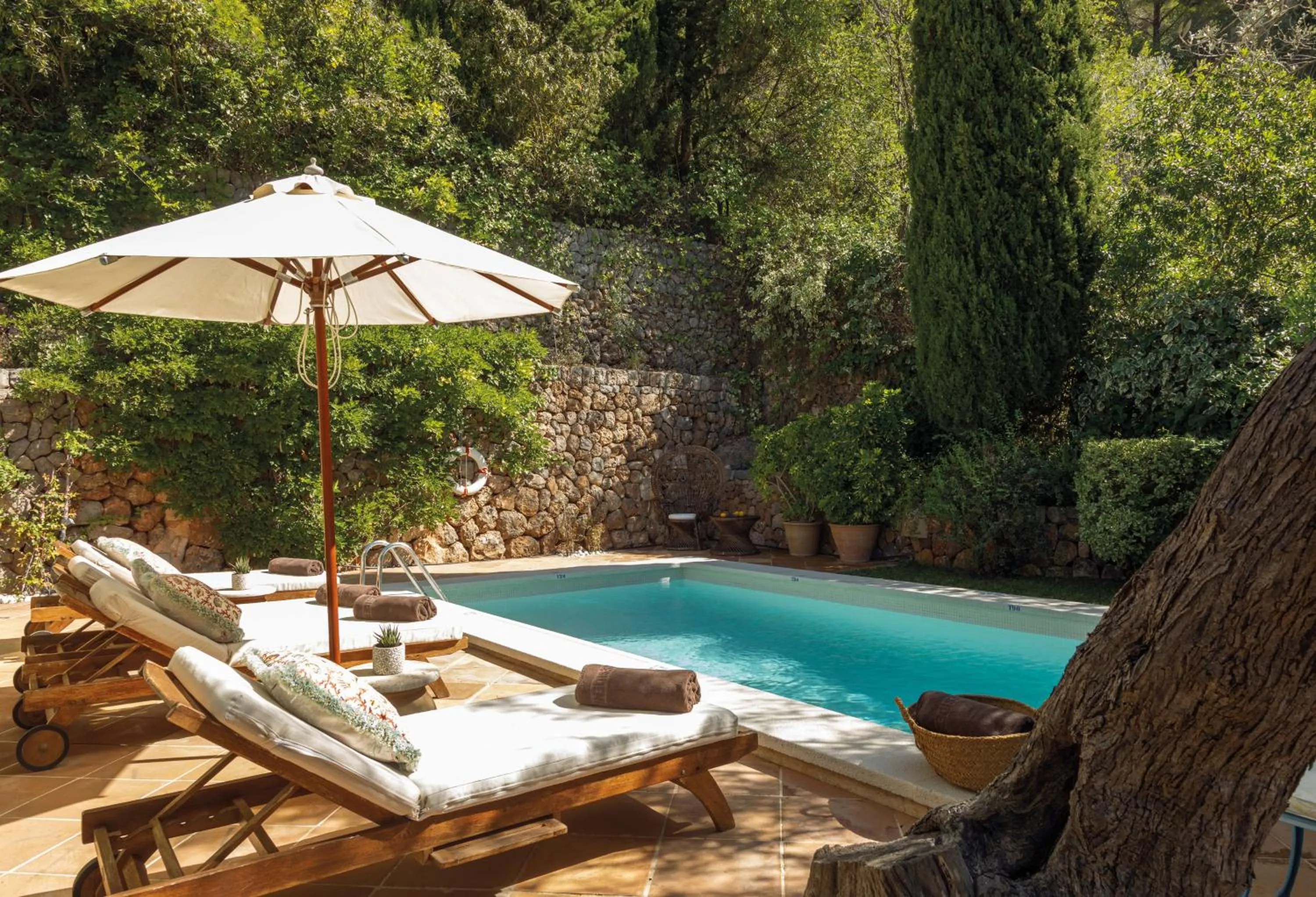 Swimming pool in La Residencia, A Belmond Hotel, Mallorca