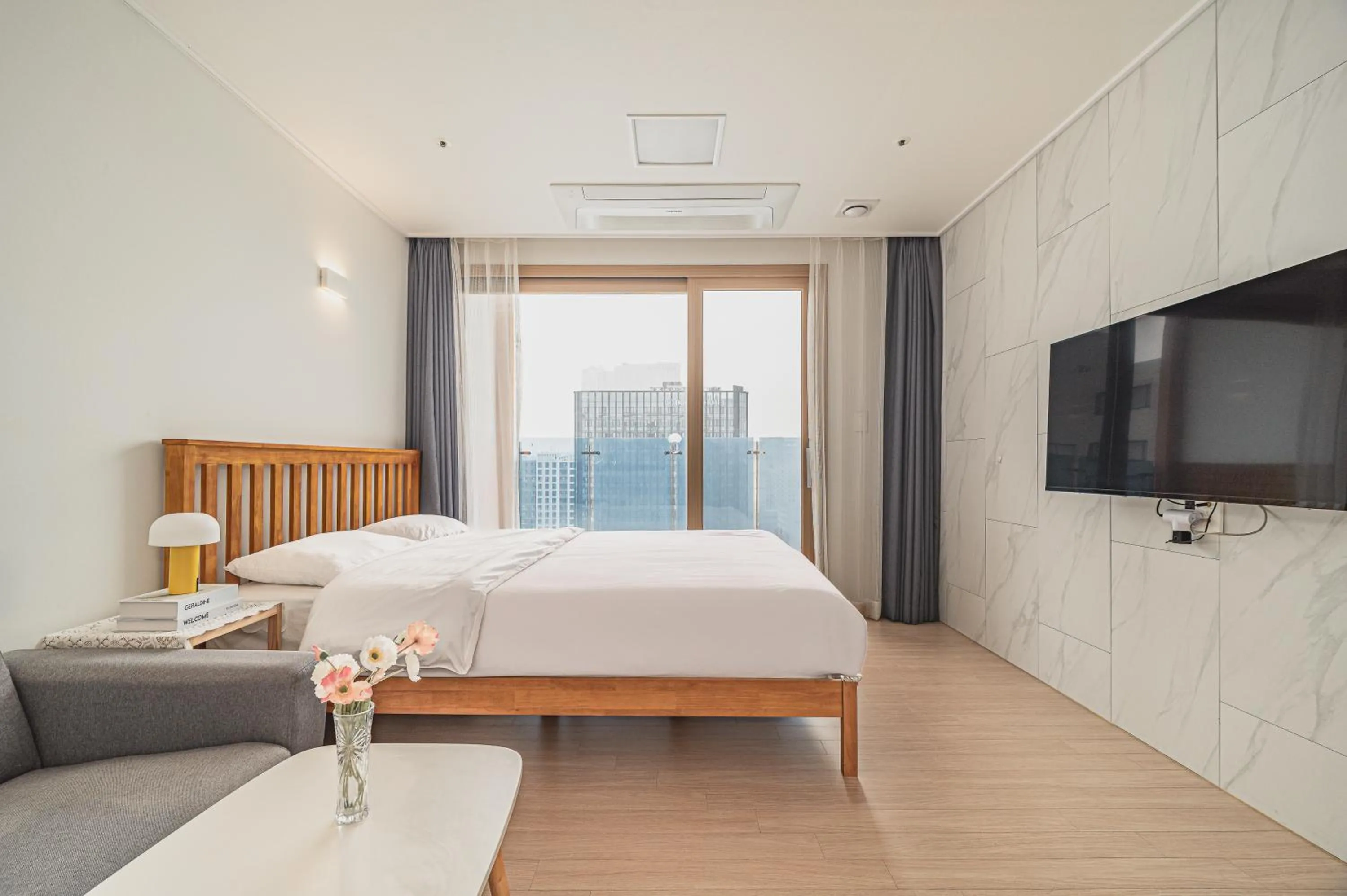 Bed in Jeju The Terrace View