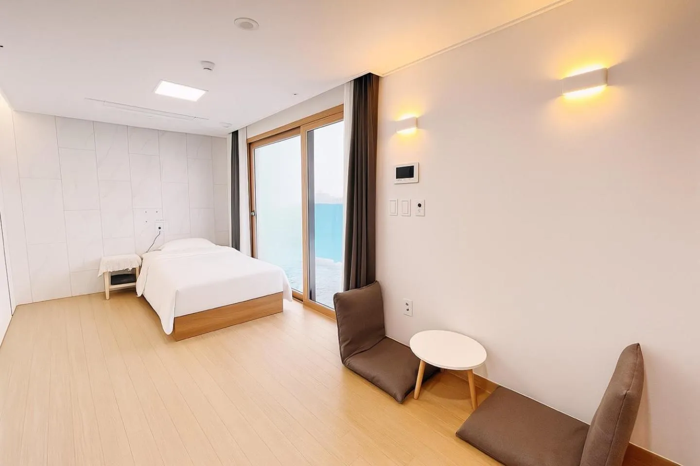 Bed in Jeju The Terrace View
