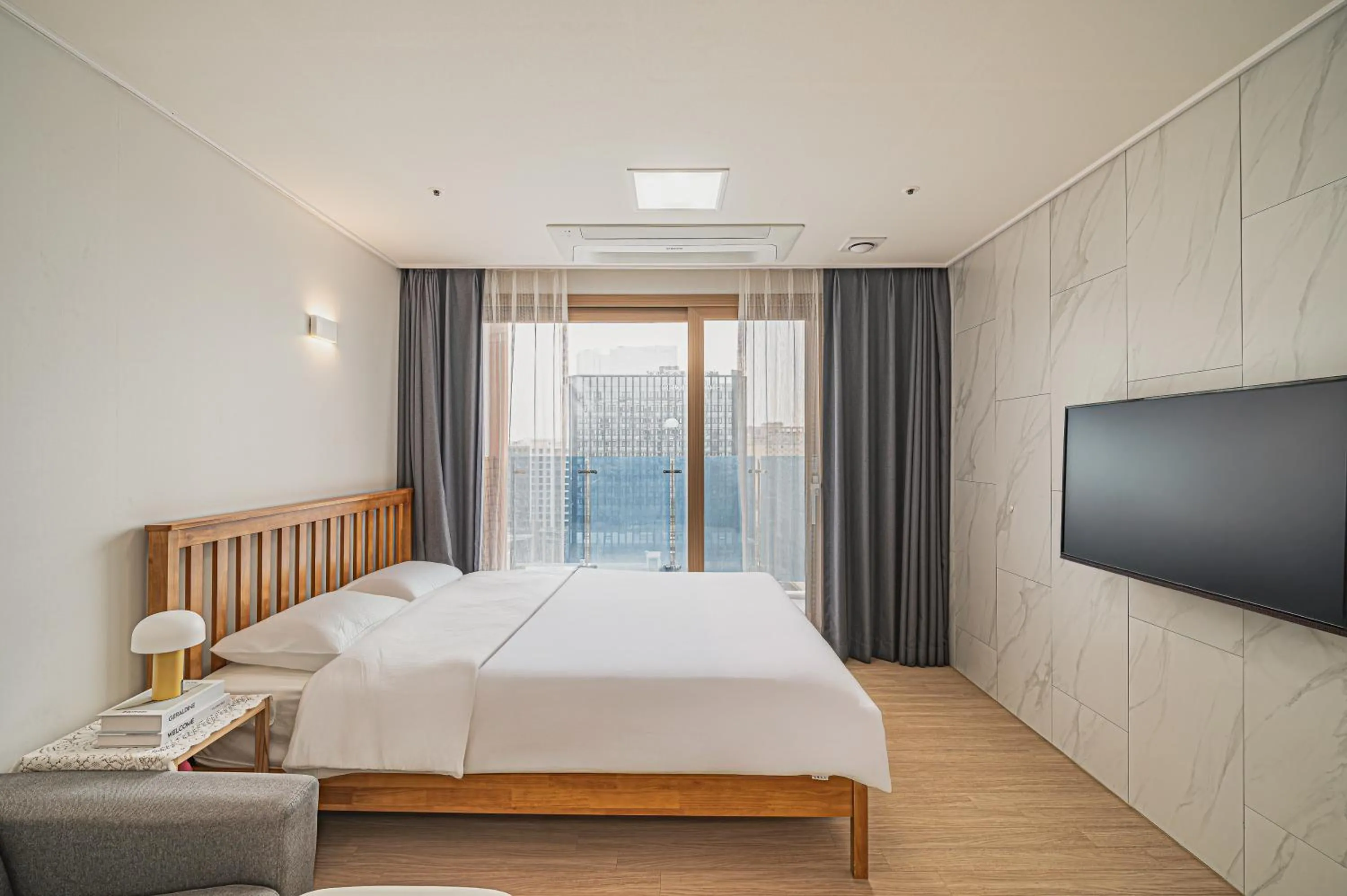 Bed in Jeju The Terrace View