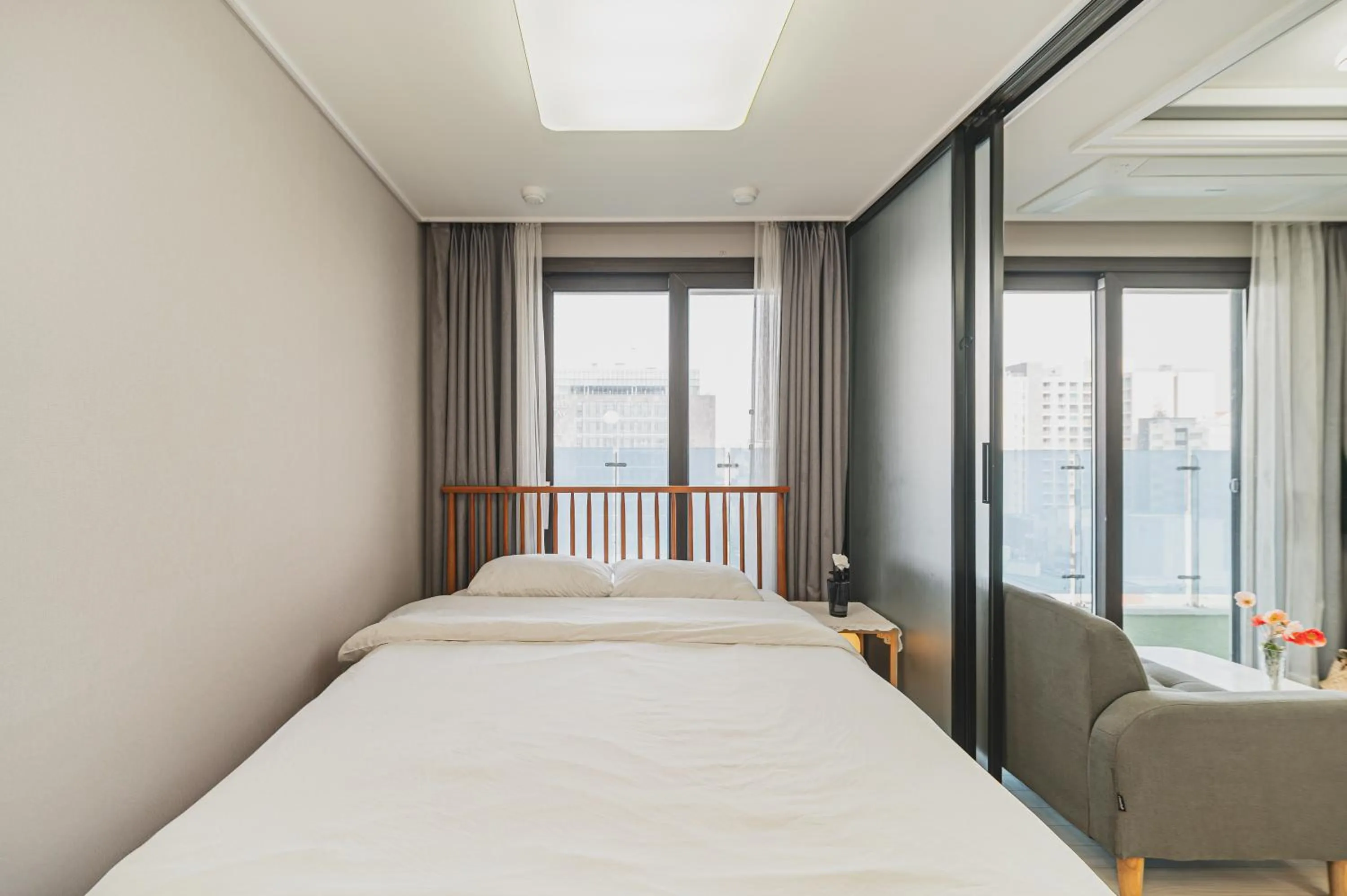 Bed in Jeju The Terrace View