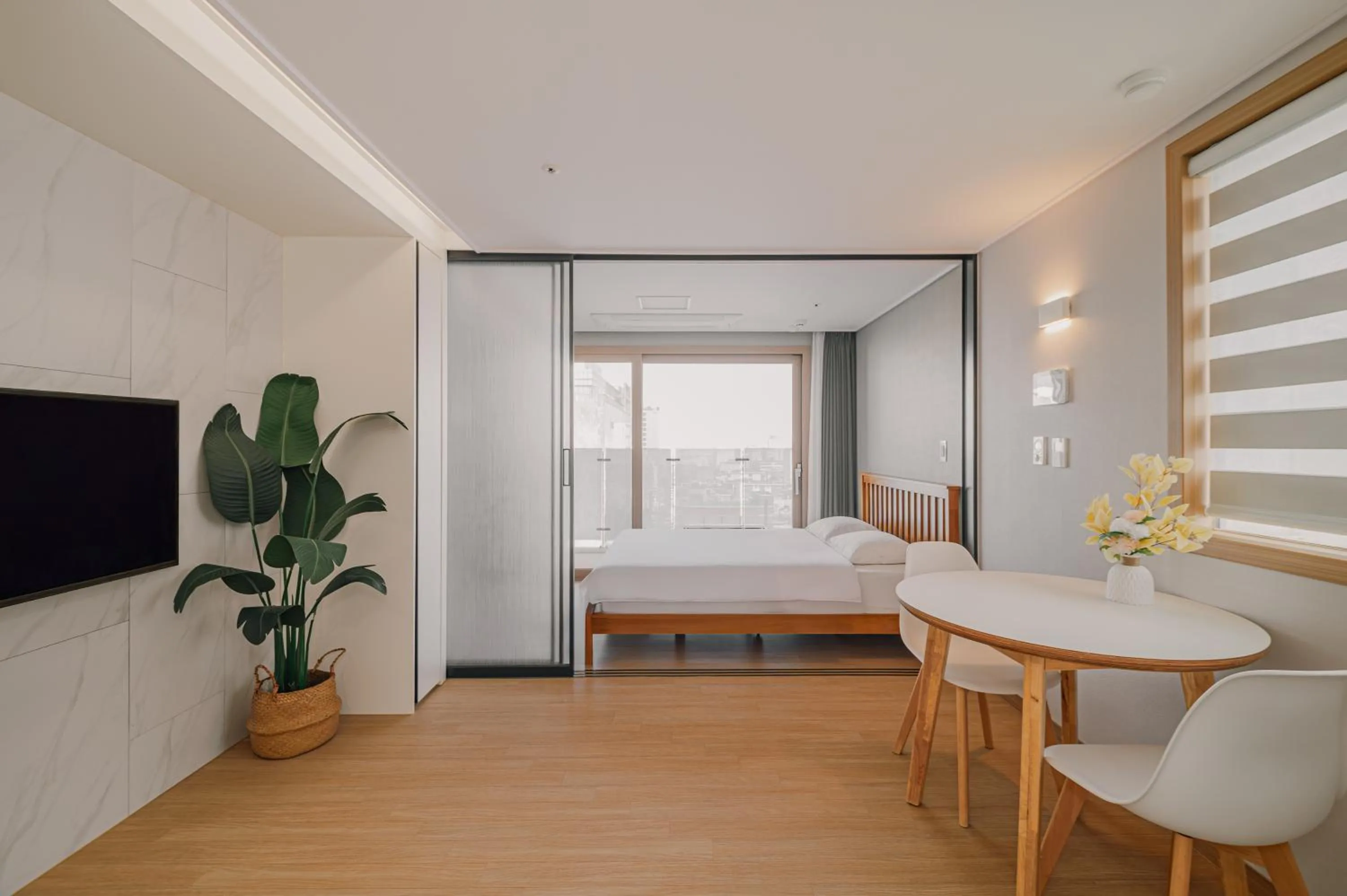 Bed in Jeju The Terrace View