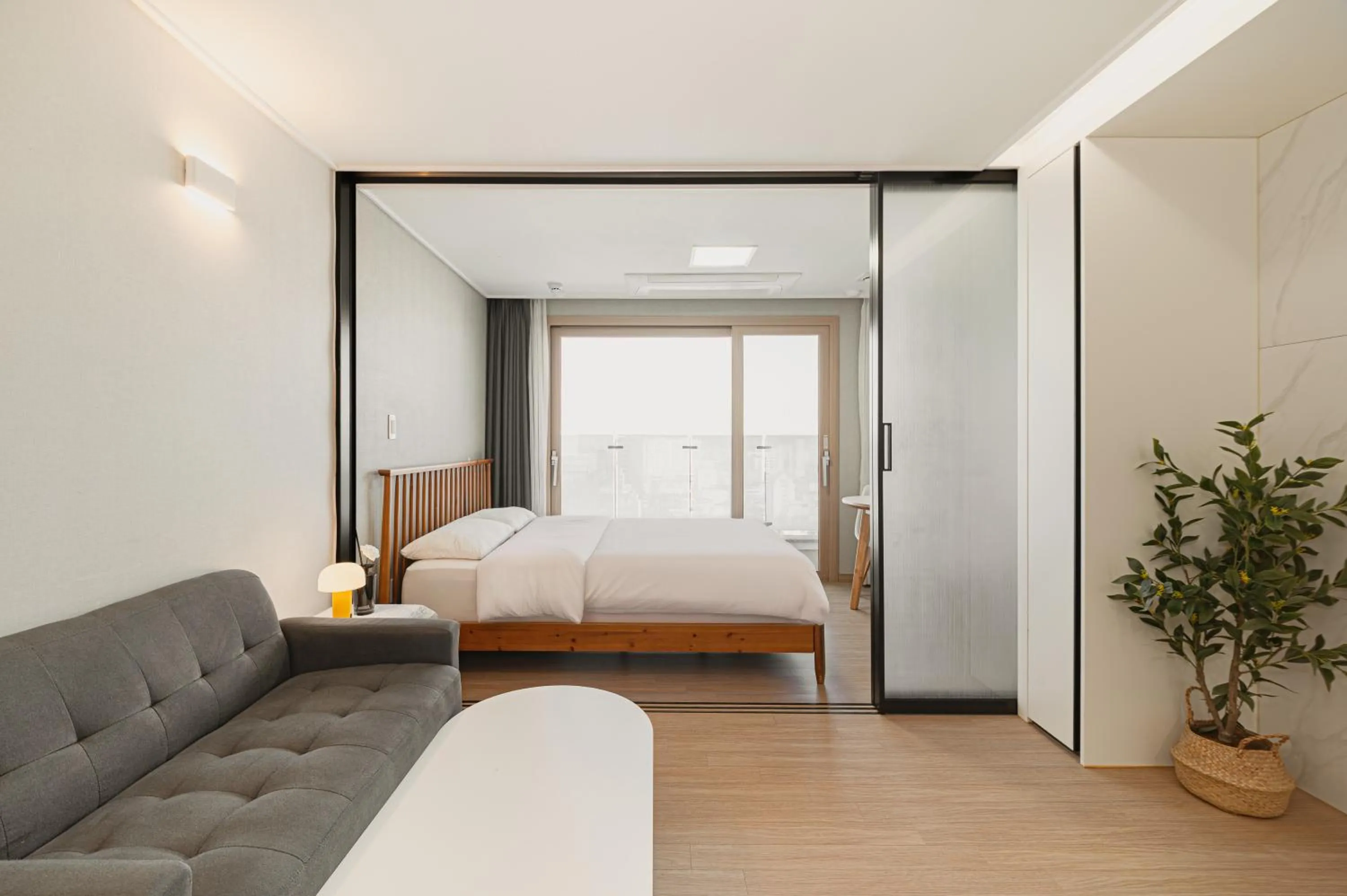 Bed in Jeju The Terrace View