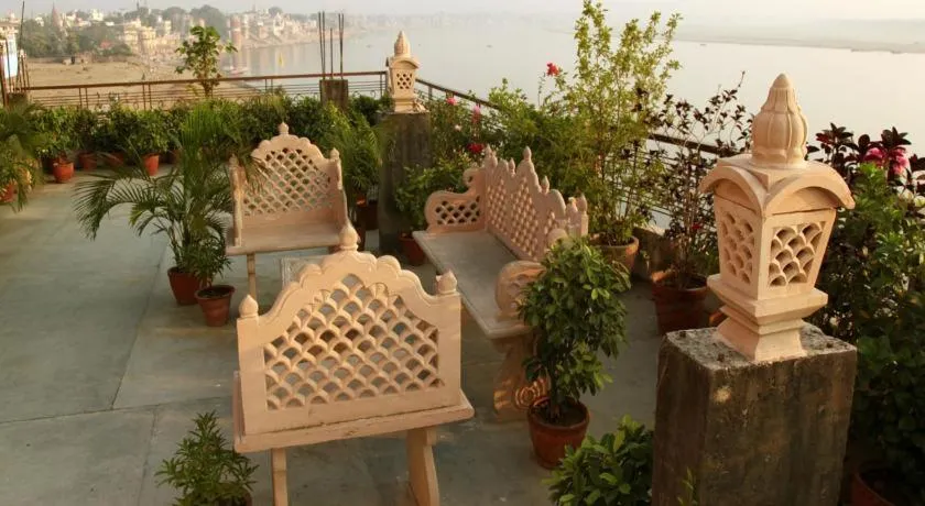 Patio in Ganga Monastery