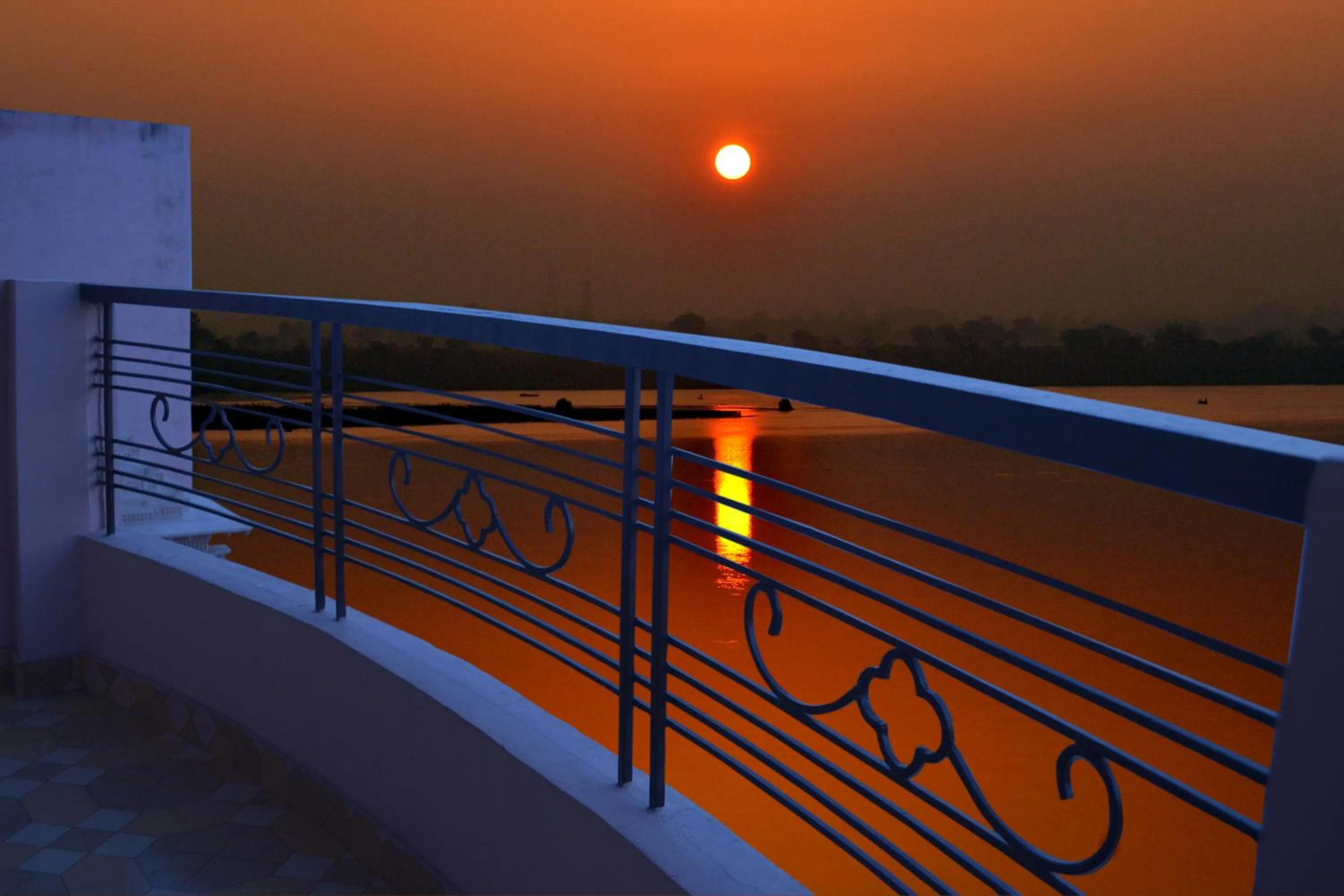 Balcony/Terrace in Ganga Monastery