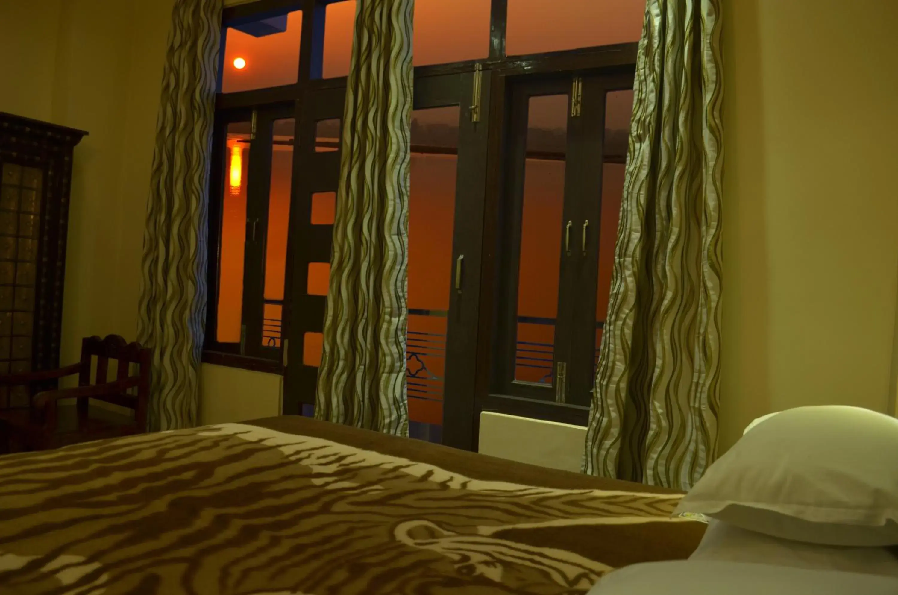 Bed in Ganga Monastery Bed in Ganga Monastery