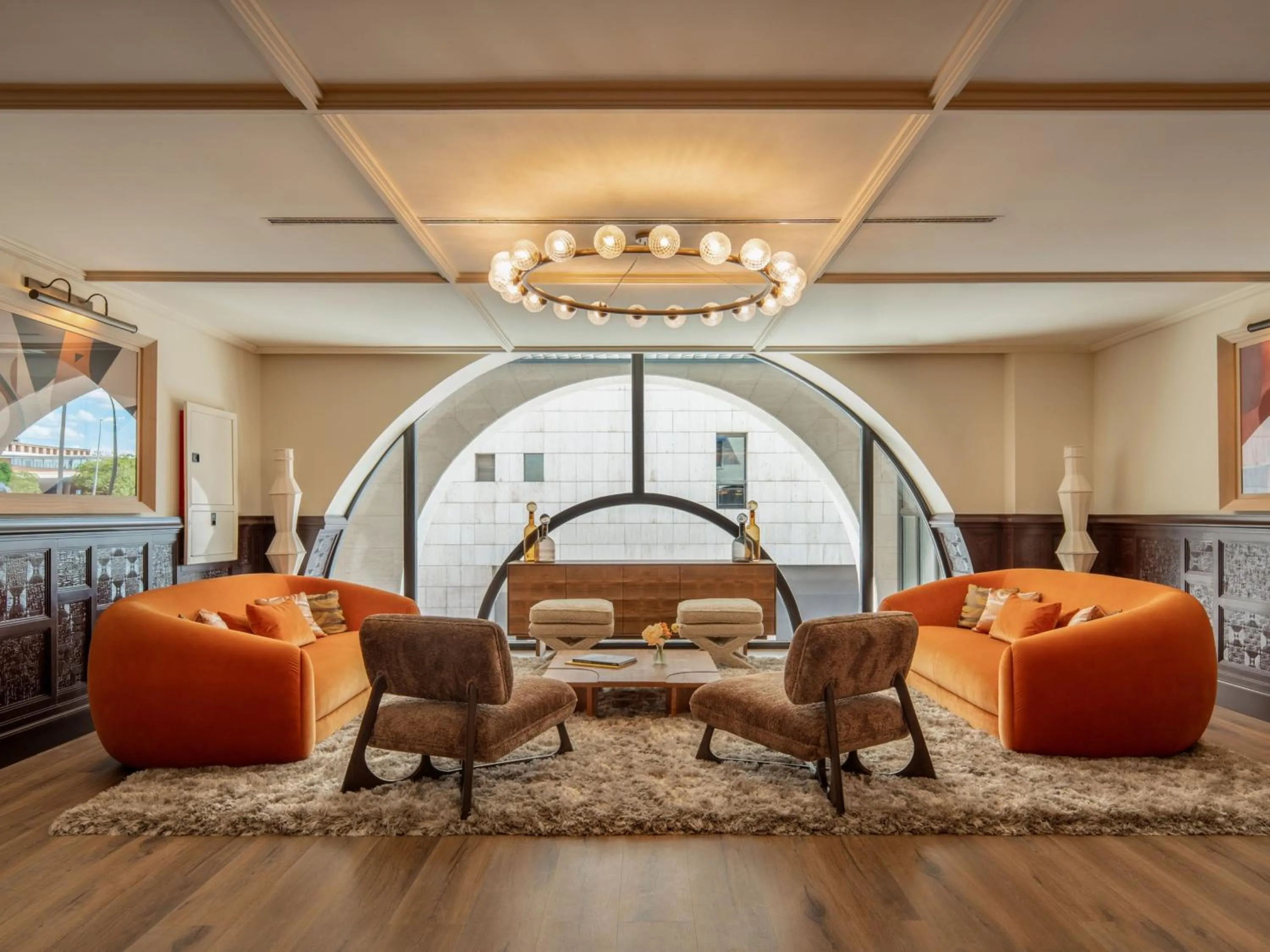 Meeting/conference room, Lobby/Reception in Ayre Hotel Sevilla