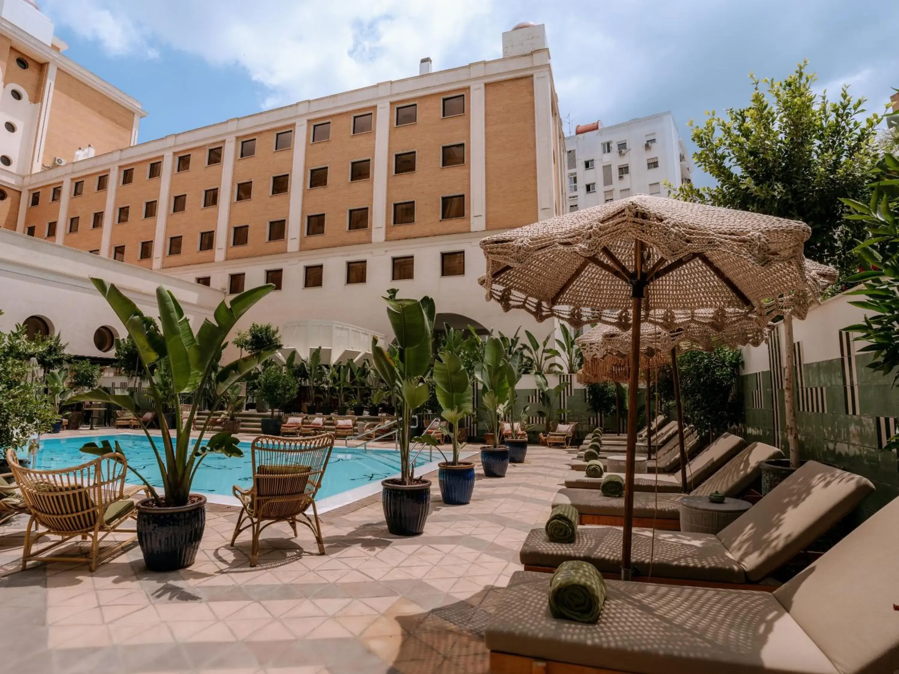 Swimming pool in Only YOU Hotel Sevilla Swimming pool in Only YOU Hotel Sevilla
