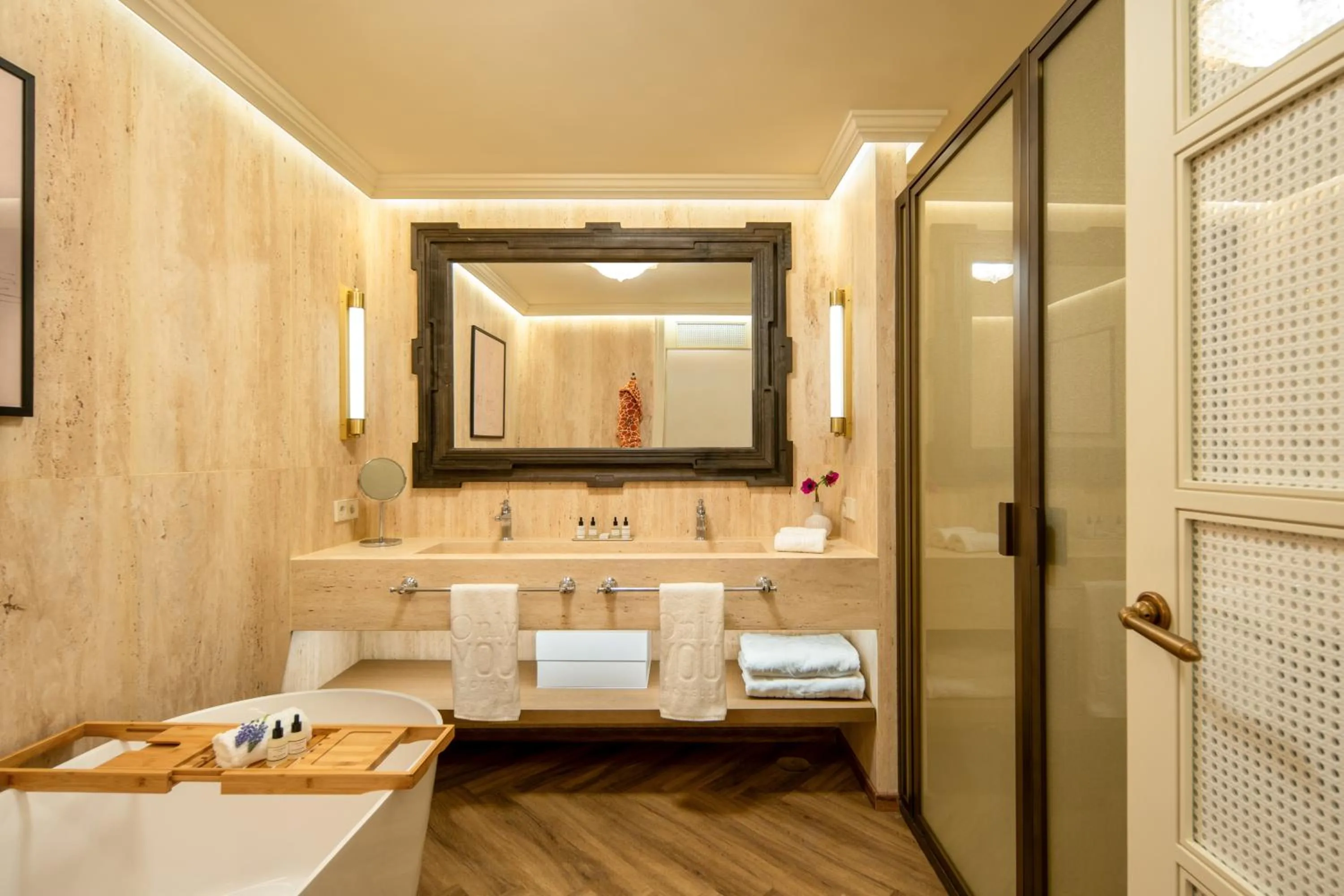 Shower, Bathroom in Ayre Hotel Sevilla