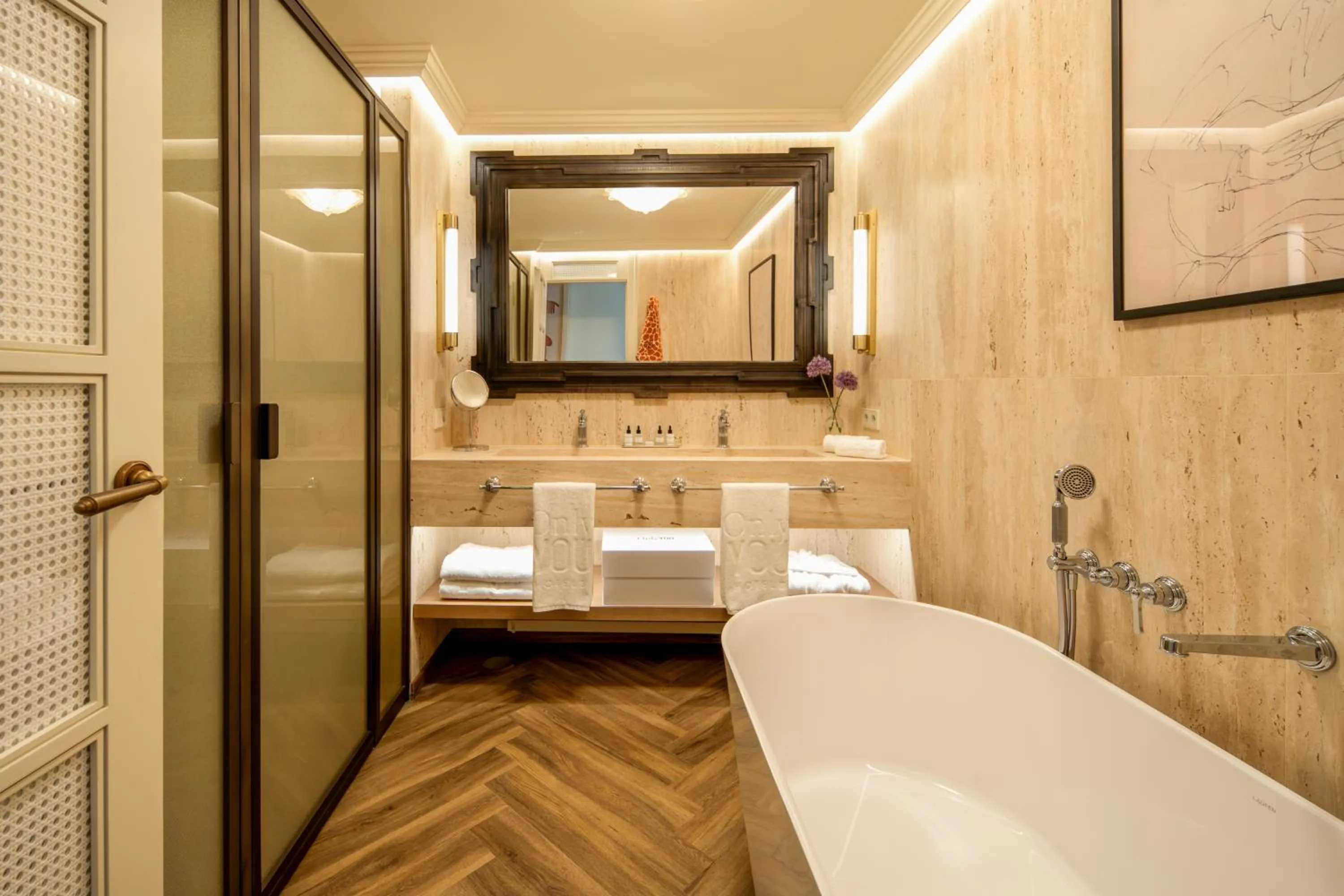 Shower, Bathroom in Ayre Hotel Sevilla