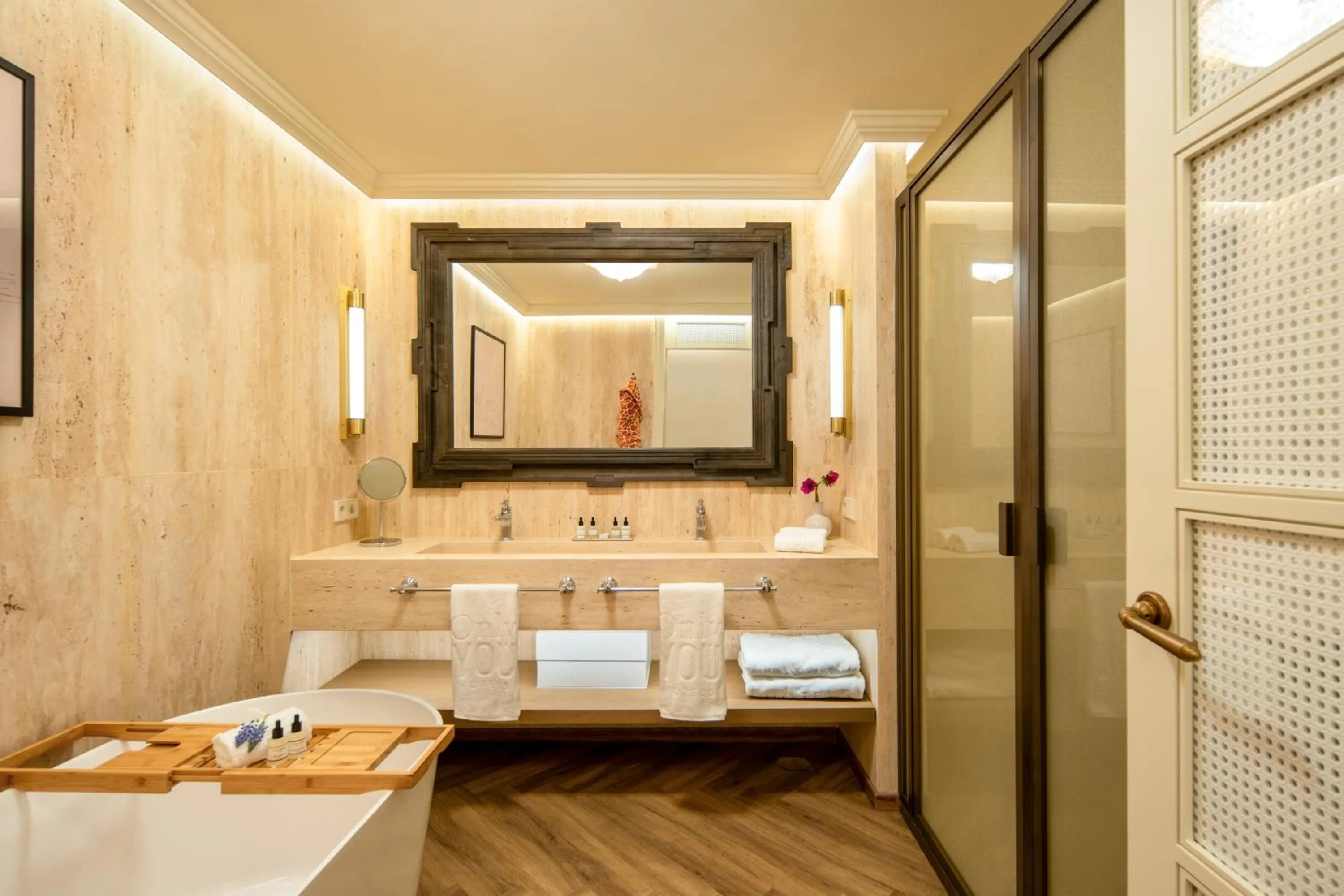 Shower, Bathroom in Ayre Hotel Sevilla